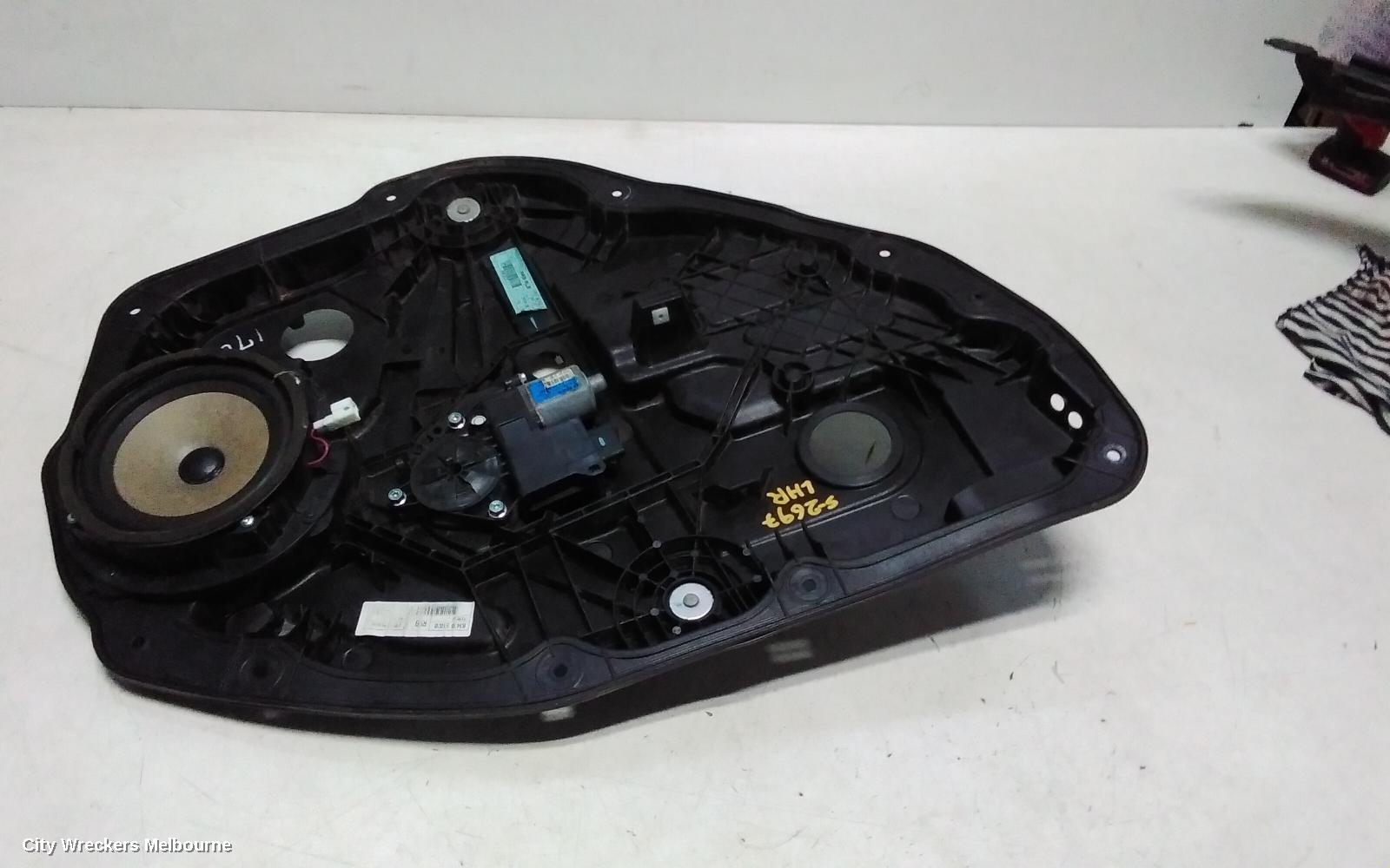 HYUNDAI GENESIS LEFT REAR WND REG/MOTOR, DH, DOOR REG ASSY (REG AND MOTOR), 11/2014 - 01/2018