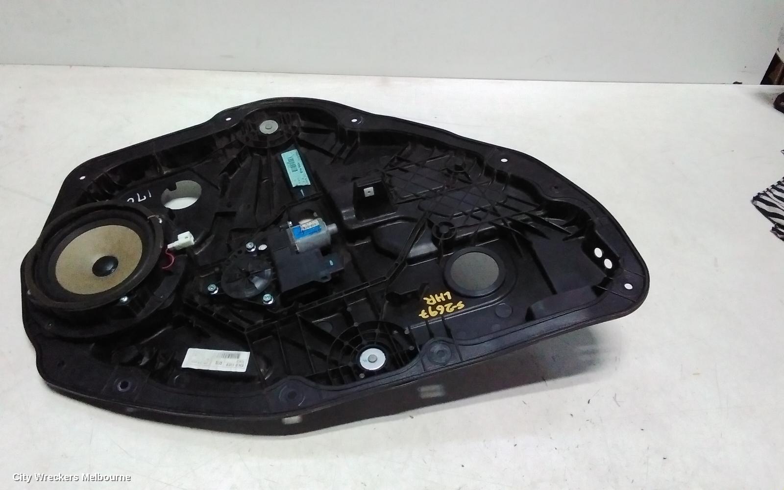 HYUNDAI GENESIS LEFT REAR WND REG/MOTOR, DH, DOOR REG ASSY (REG AND MOTOR), 11/2014 - 01/2018