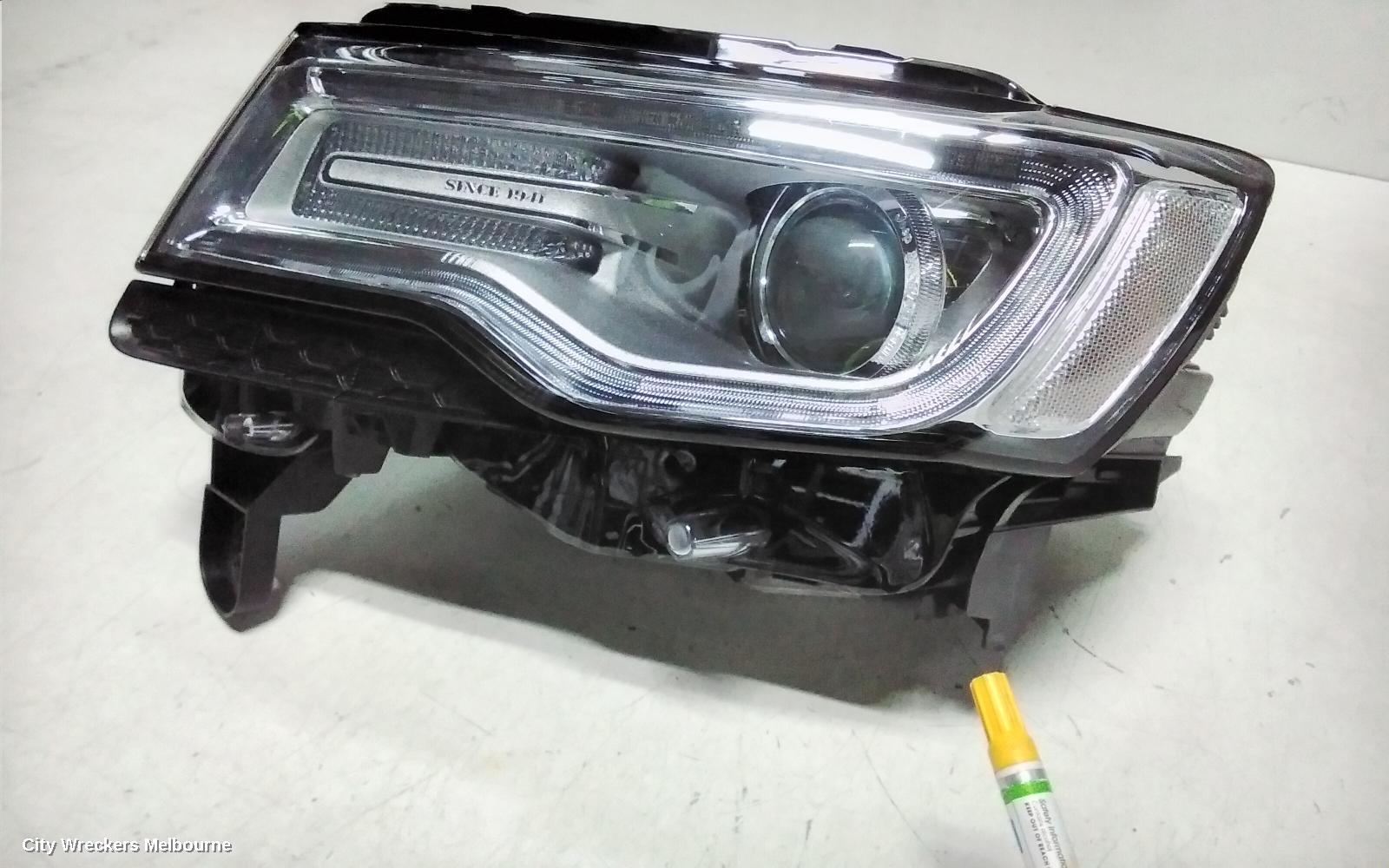 JEEP GRANDCHEROKEE LEFT HEADLAMP, WK, LAREDO/LIMITED/OVERLAND/SUMMIT, XENON, NON AFS TYPE (LM2), 04/2013 - 09/2016