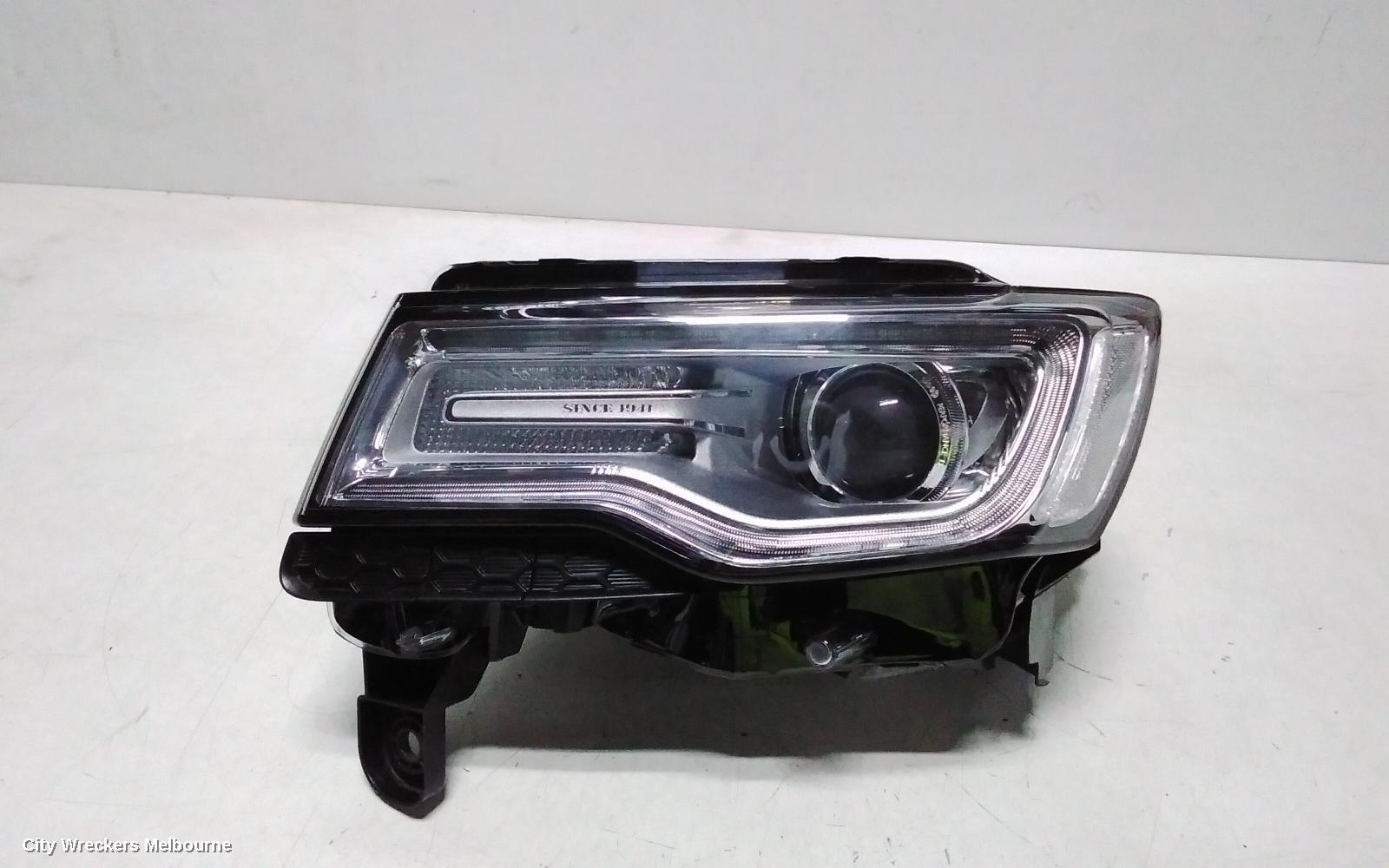 JEEP GRANDCHEROKEE LEFT HEADLAMP, WK, LAREDO/LIMITED/OVERLAND/SUMMIT, XENON, NON AFS TYPE (LM2), 04/2013 - 09/2016