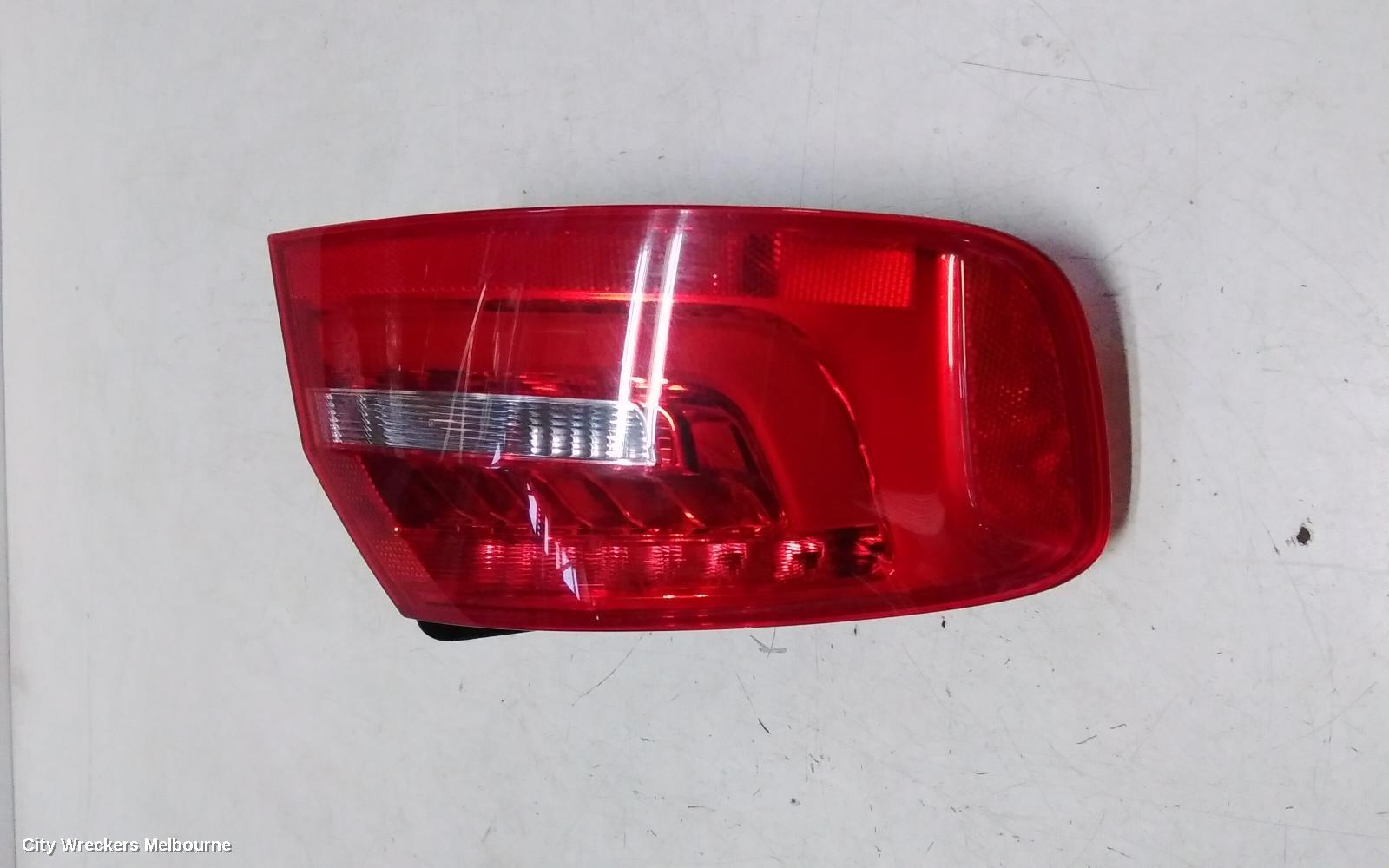 AUDI A4 LEFT TAILLIGHT, B8 8K (A4), SEDAN, STANDARD TYPE, 07/2012 - 01/2016