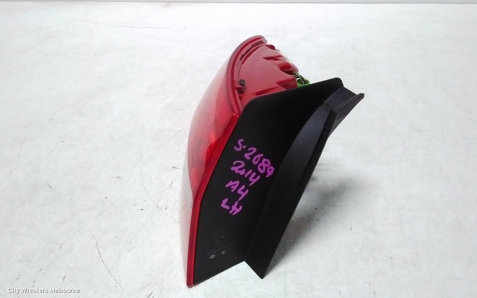 AUDI A4 LEFT TAILLIGHT, B8 8K (A4), SEDAN, STANDARD TYPE, 07/2012 - 01/2016