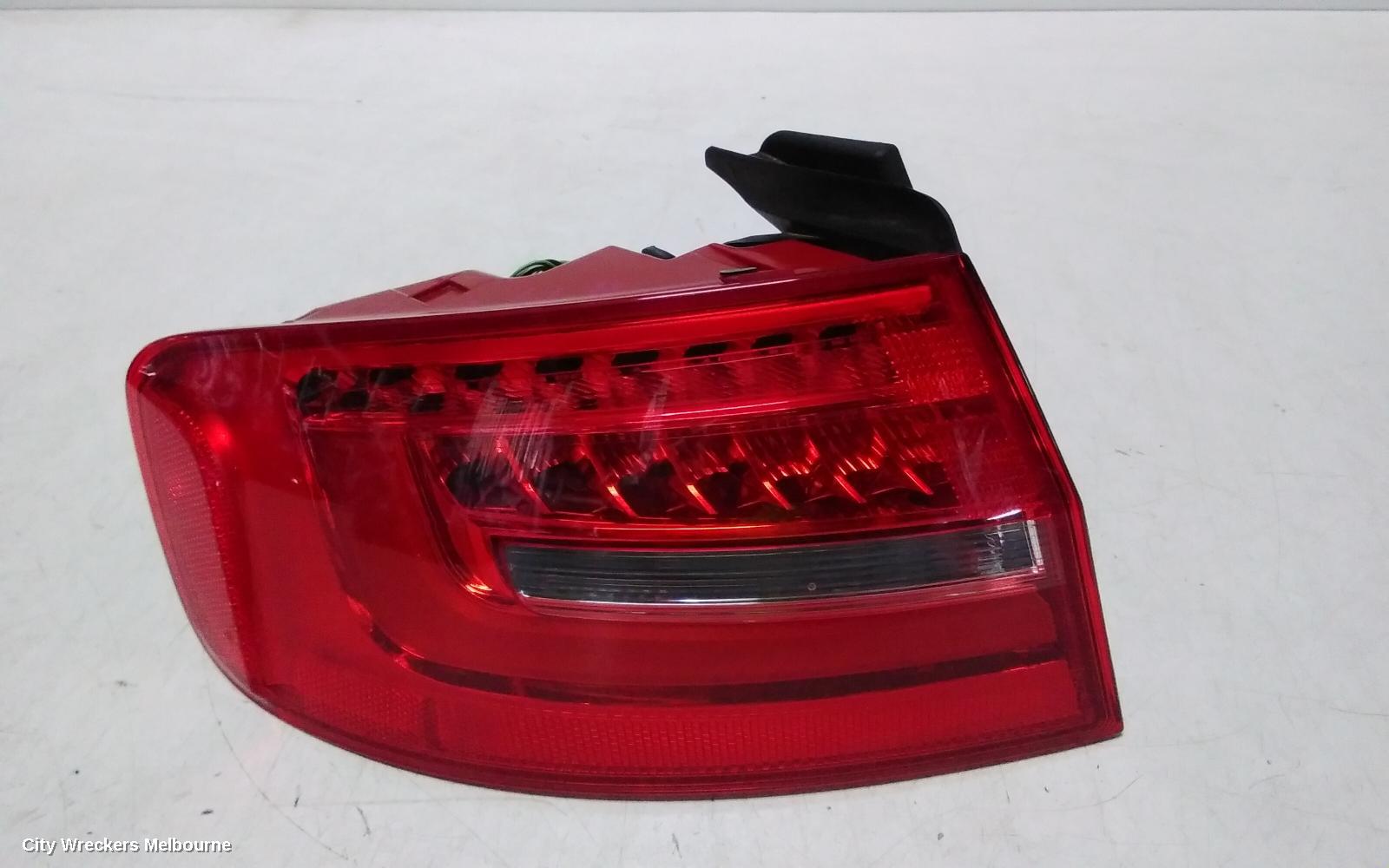 AUDI A4 LEFT TAILLIGHT, B8 8K (A4), SEDAN, STANDARD TYPE, 07/2012 - 01/2016