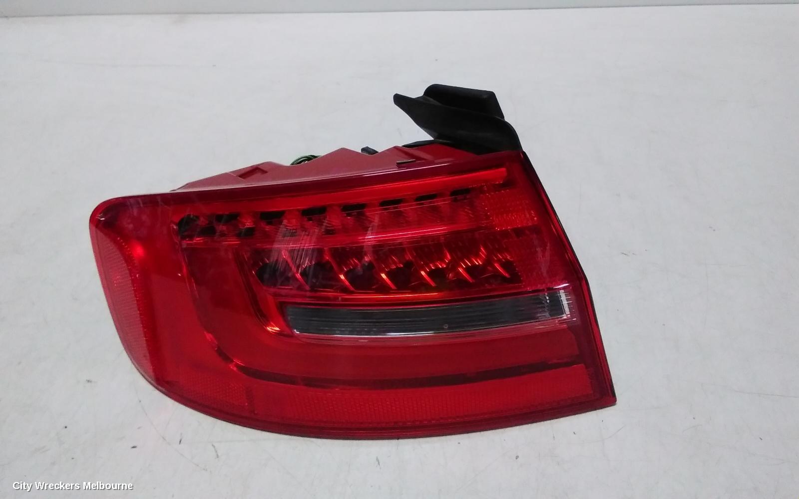 AUDI A4 LEFT TAILLIGHT, B8 8K (A4), SEDAN, STANDARD TYPE, 07/2012 - 01/2016