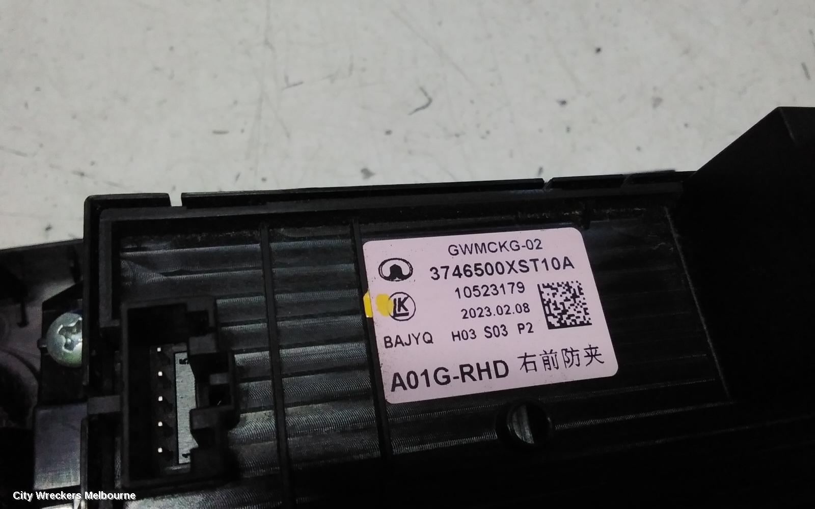 HAVAL JOLION PWR DR WIND SWITCH, A01, RH FRONT (MASTER SWITCH), NON AUTO FOLD, 02/2021 ONWARDS