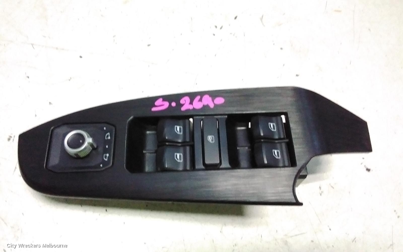 HAVAL JOLION PWR DR WIND SWITCH, A01, RH FRONT (MASTER SWITCH), NON AUTO FOLD, 02/2021 ONWARDS