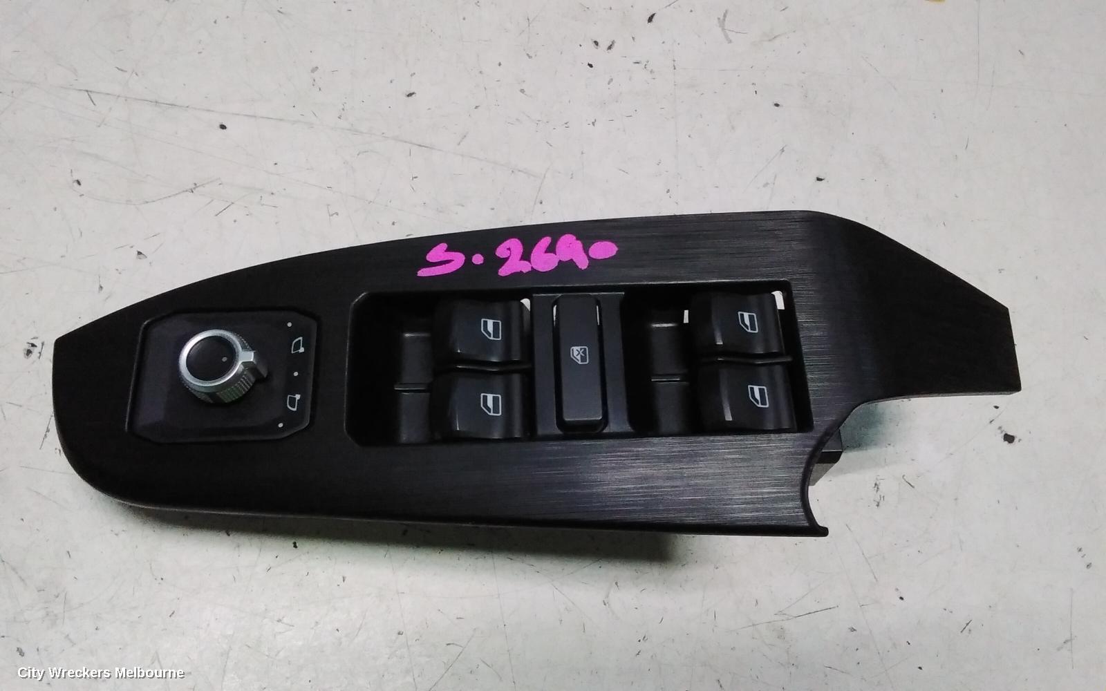 HAVAL JOLION PWR DR WIND SWITCH, A01, RH FRONT (MASTER SWITCH), NON AUTO FOLD, 02/2021 ONWARDS