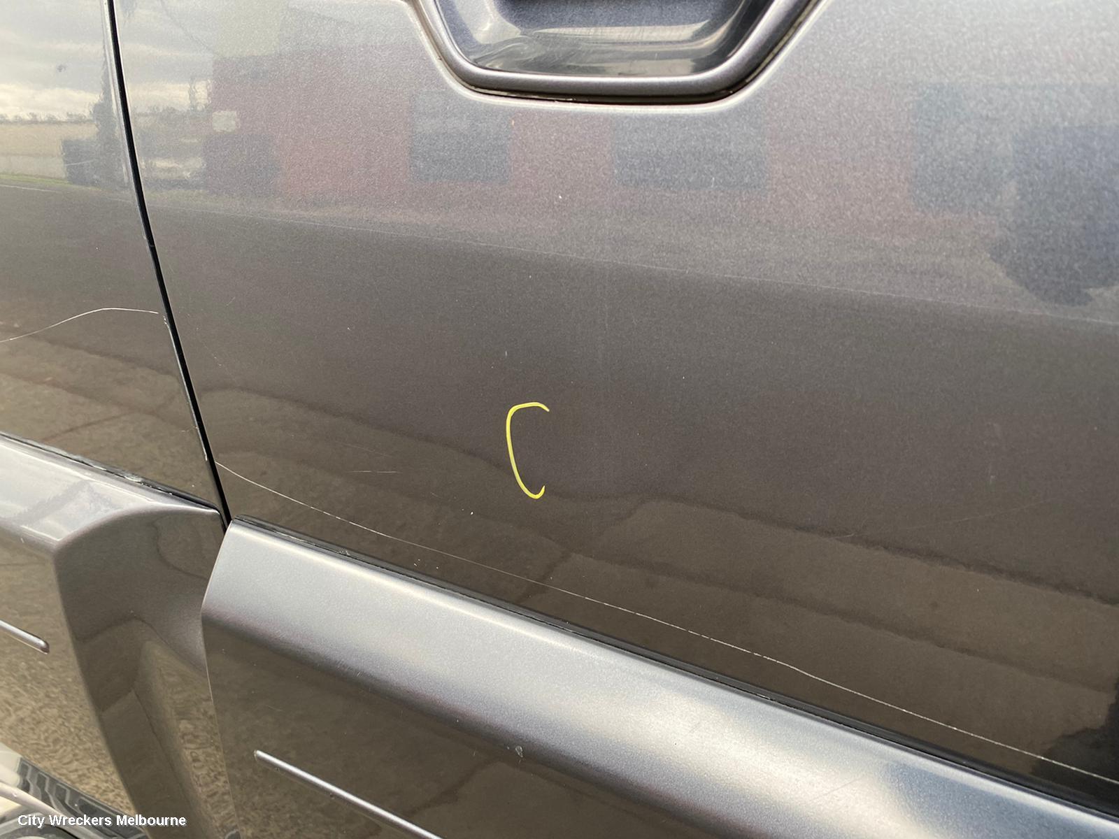 MITSUBISHI PAJERO DOOR HANDLE, OUTER, LH FRONT, COLOUR CODED, NS-NX, 11/2006 ONWARDS
