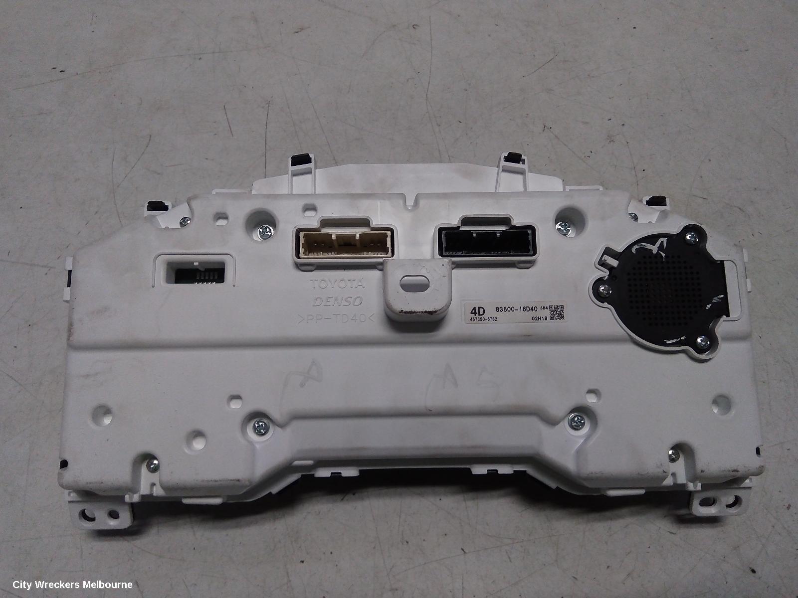 TOYOTA COROLLA CROSS INSTRUMENT CLUSTER, XG10, DISPLAY CLUSTER, 7IN, PETROL, 2.0, AUTO T/M, 01/2022 ONWARDS