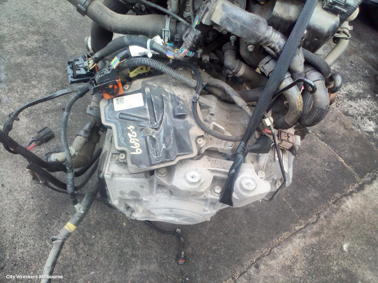 LAND ROVER RANGEROVER EVOQUE TRANS/GEARBOX, AUTO, AWD, DIESEL, 2.2, TURBO, 6 SPEED, NO TRANSFER CASE, L538, 11/2011 - 02/2014