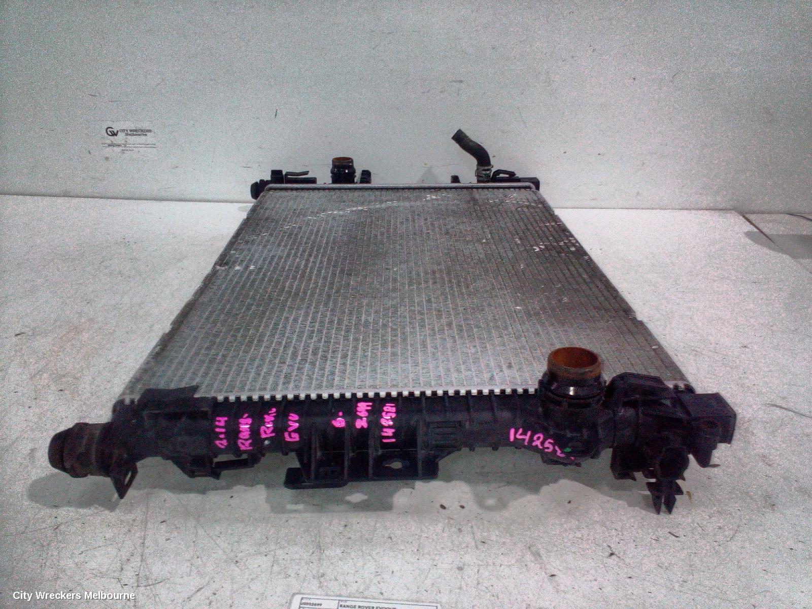 LAND ROVER RANGEROVER EVOQUE RADIATOR, AUTO, 2.2, DIESEL, L538, 11/2011 - 08/2015