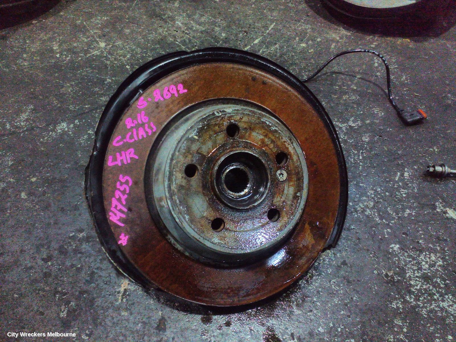 MERCEDES C CLASS LEFT REAR HUB ASSEMBLY, S205/W205, NON AMG, 08/2014 - 09/2021