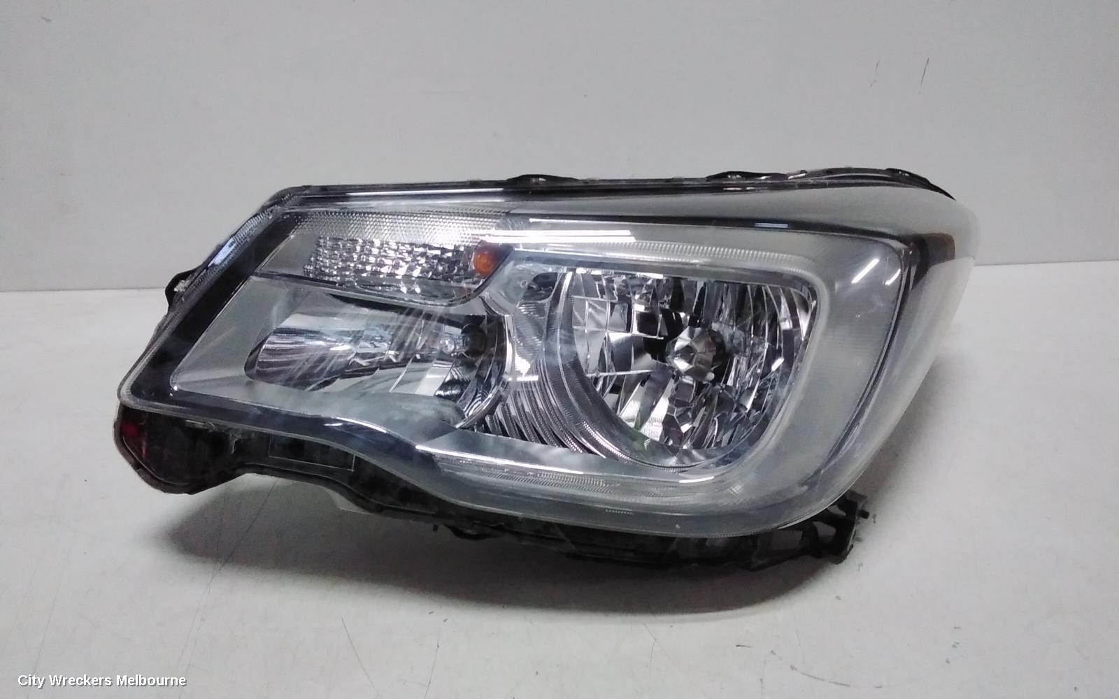 SUBARU FORESTER LEFT HEADLAMP, SJ, HALOGEN TYPE, 02/2016 - 08/2018