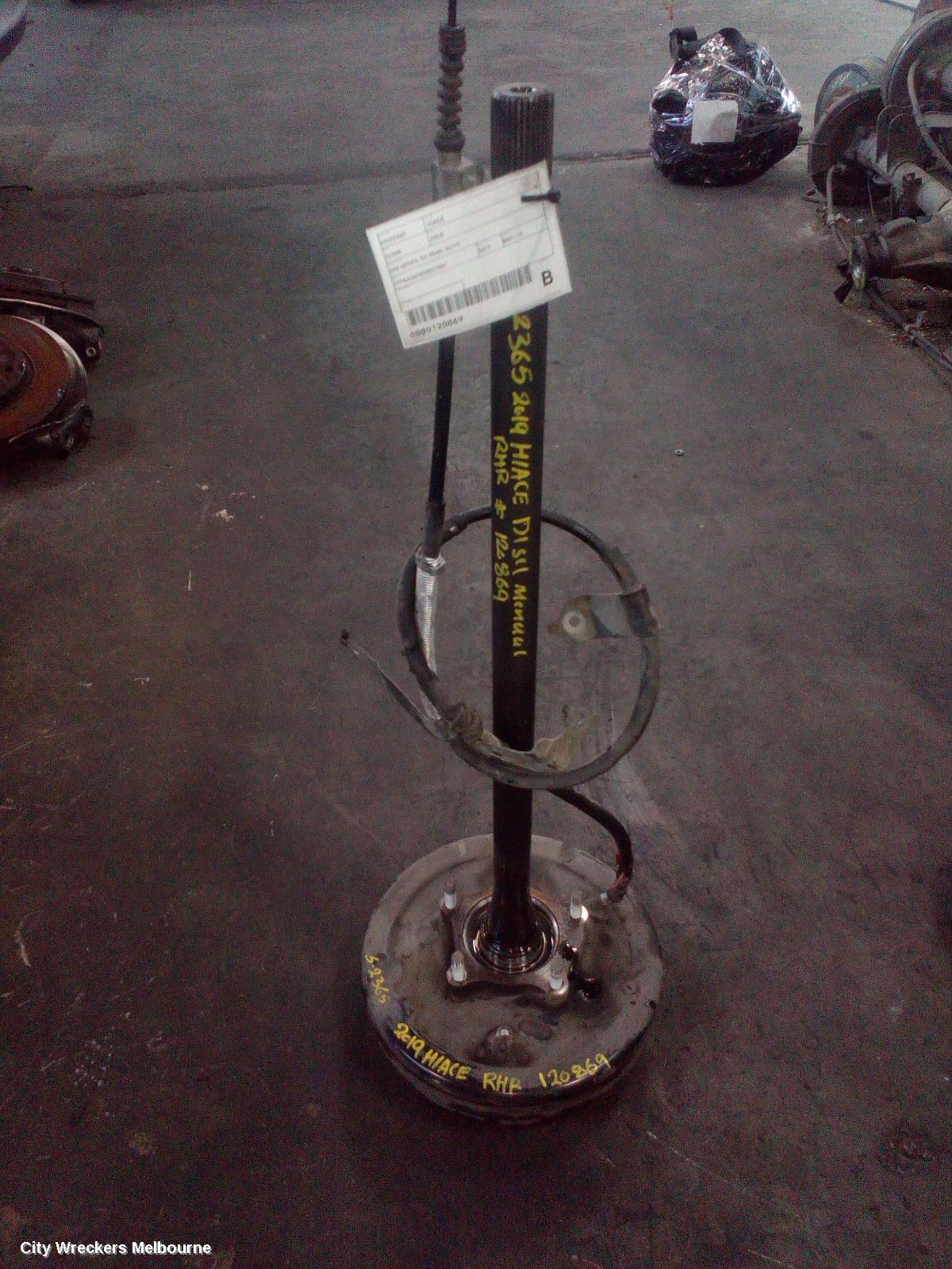 TOYOTA HIACE AXLE, 300 SERIES, RH REAR, 02/2019 ONWARDS