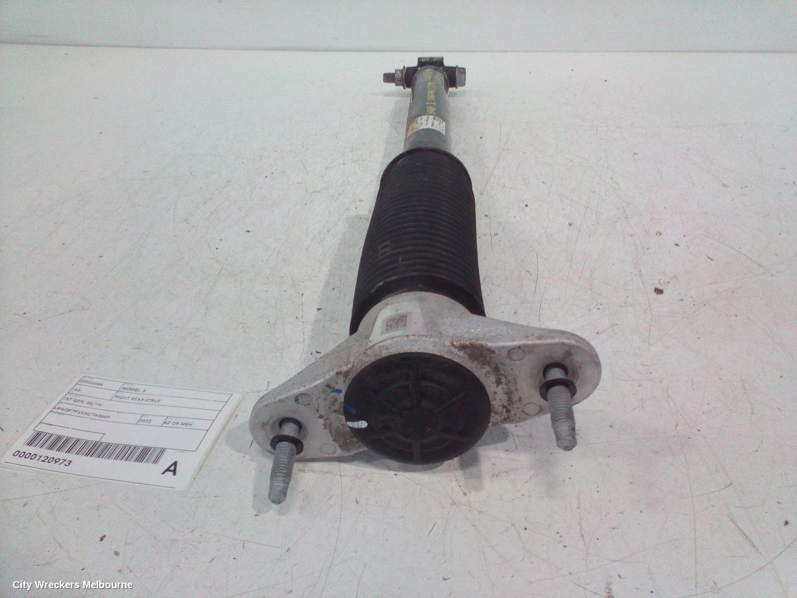 TESLA MODEL 3 RIGHT REAR STRUT, 1ST GEN, 06/2019 ONWARDS
