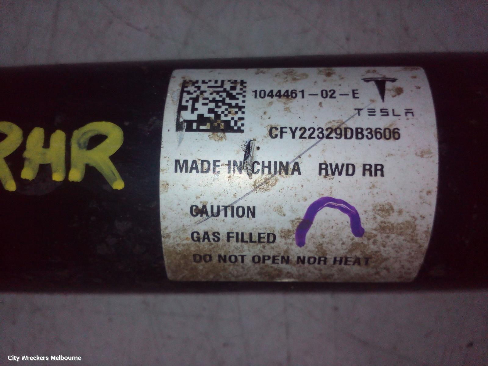 TESLA MODEL 3 RIGHT REAR STRUT, 1ST GEN, 06/2019 ONWARDS