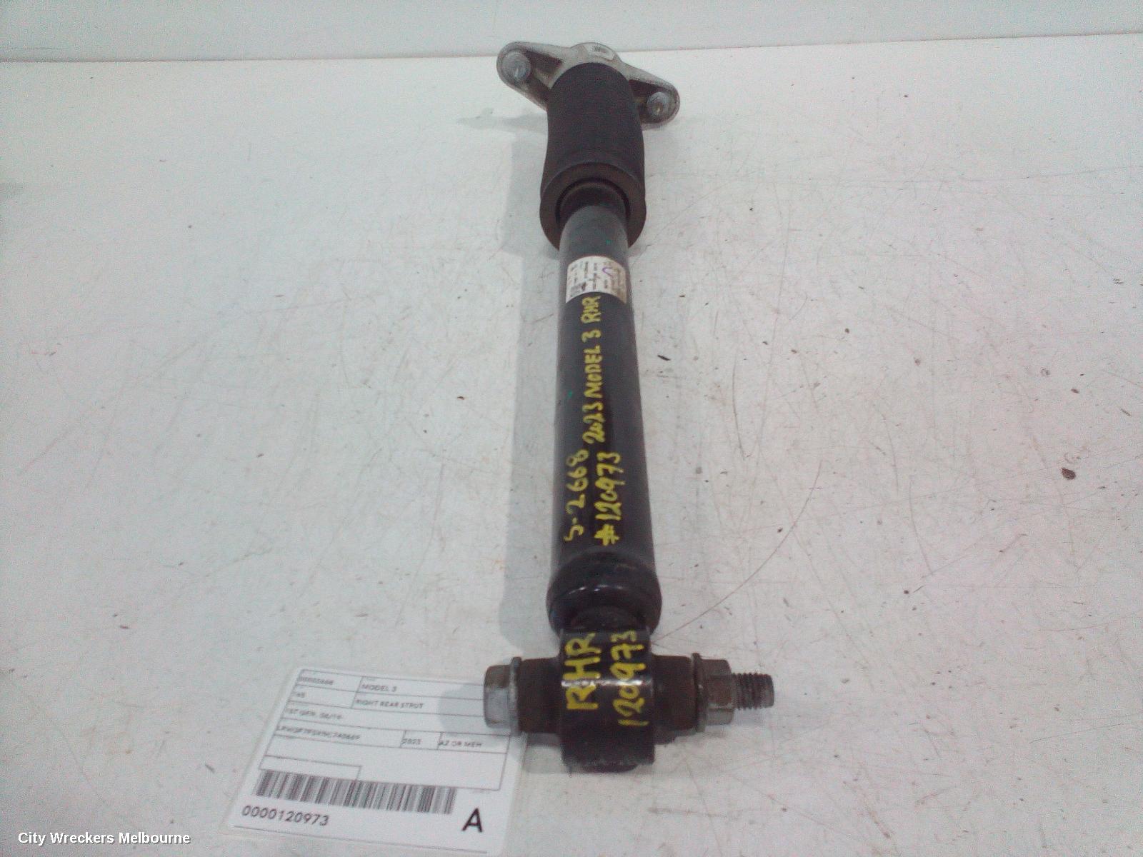 TESLA MODEL 3 RIGHT REAR STRUT, 1ST GEN, 06/2019 ONWARDS