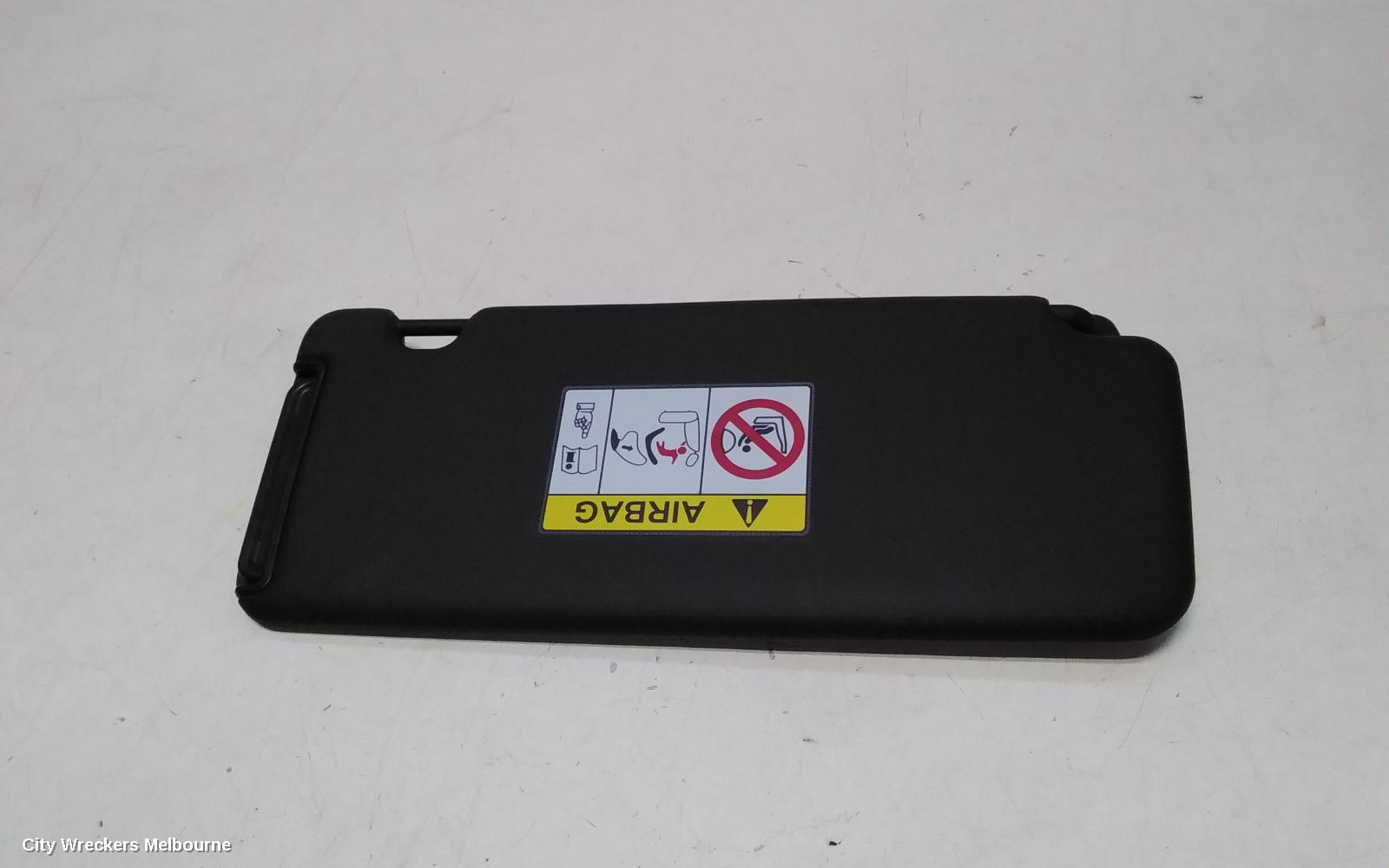 HYUNDAI TUCSON SUNVISOR, NX4, LH SIDE, BLACK, 02/2021 - 01/2024