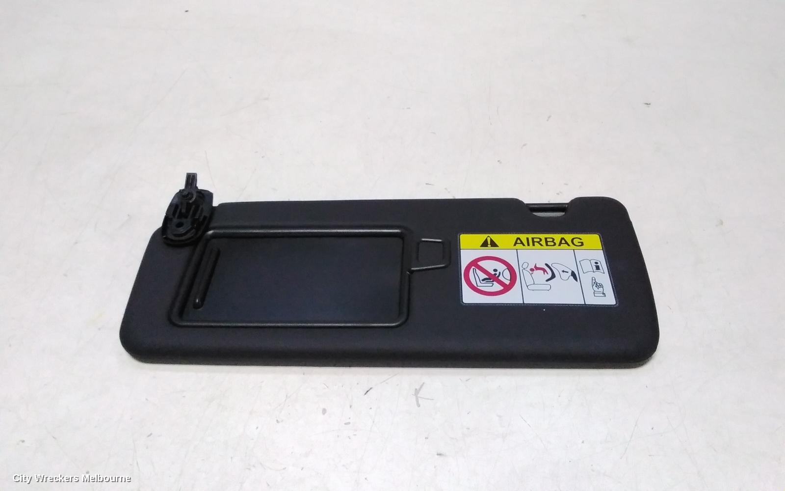 HYUNDAI TUCSON SUNVISOR, NX4, LH SIDE, BLACK, 02/2021 - 01/2024