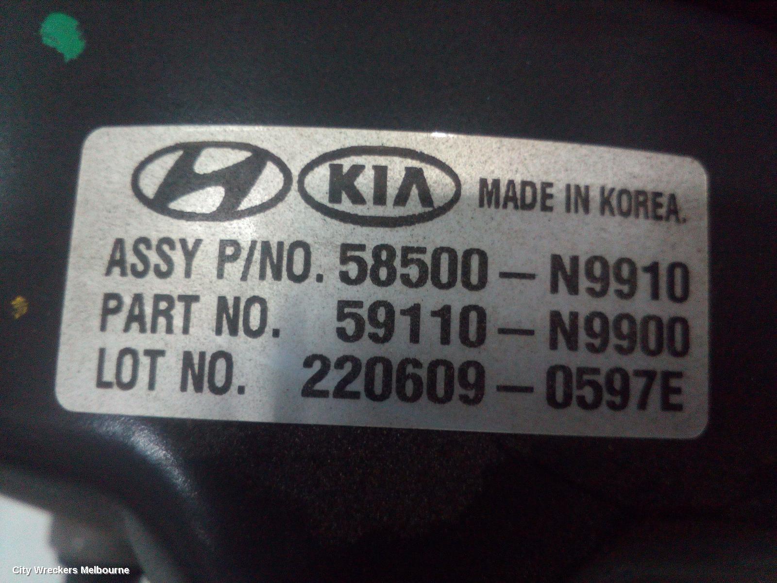 HYUNDAI TUCSON BRAKE BOOSTER, NX4, DIESEL, 2.0, TURBO, D4HD CODE, 02/2021 - 01/2024