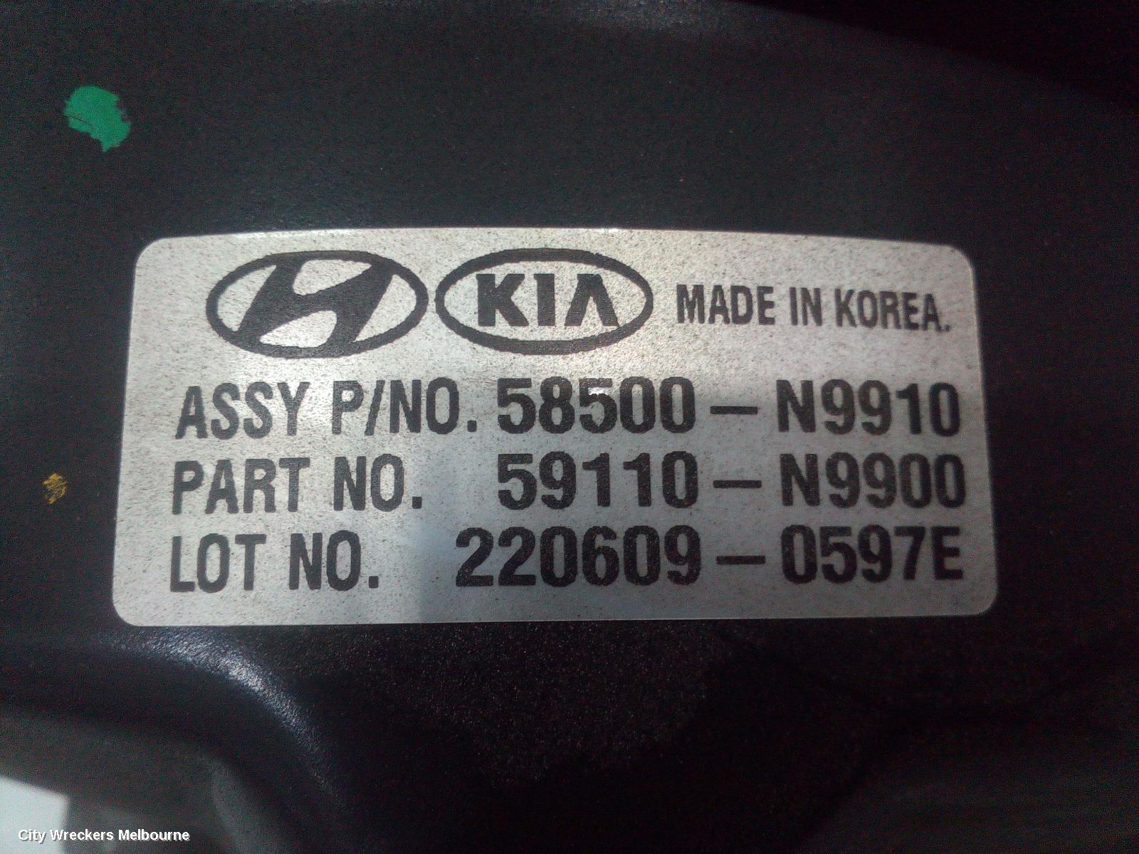 HYUNDAI TUCSON BRAKE BOOSTER, NX4, DIESEL, 2.0, TURBO, D4HD CODE, 02/2021 - 01/2024