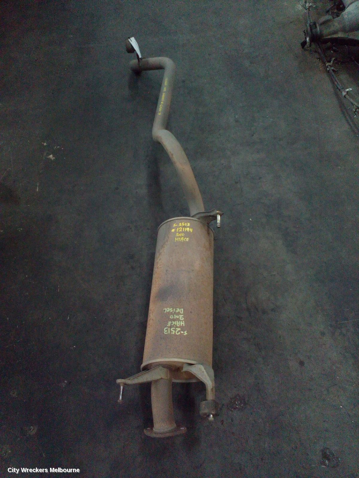 TOYOTA HIACE EXHAUST SYSTEM, TRH/KDH 03/2005 - 04/2019