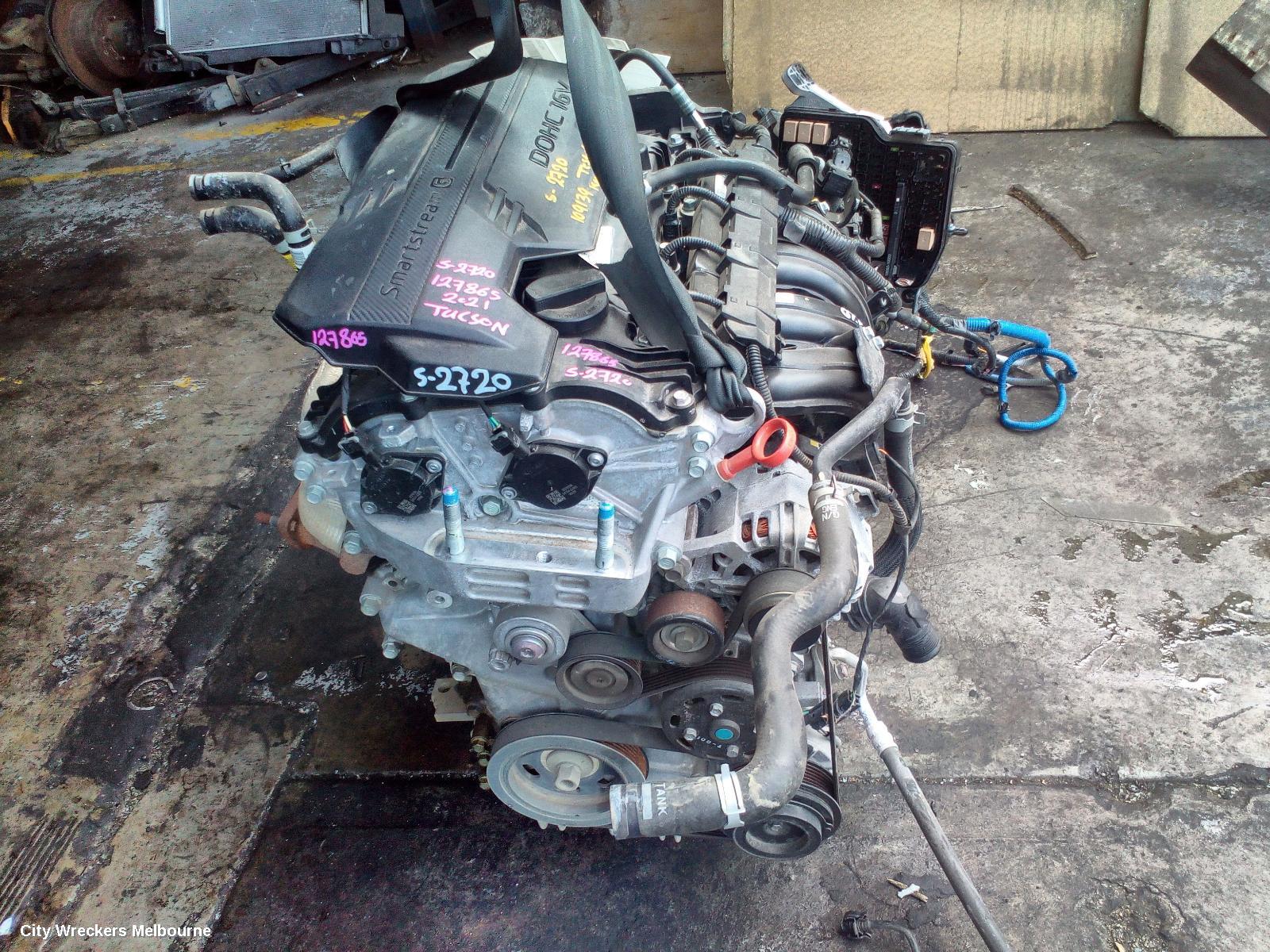 HYUNDAI TUCSON ENGINE, PETROL, 2.0, G4NL CODE, NX4, 02/2021 ONWARDS
