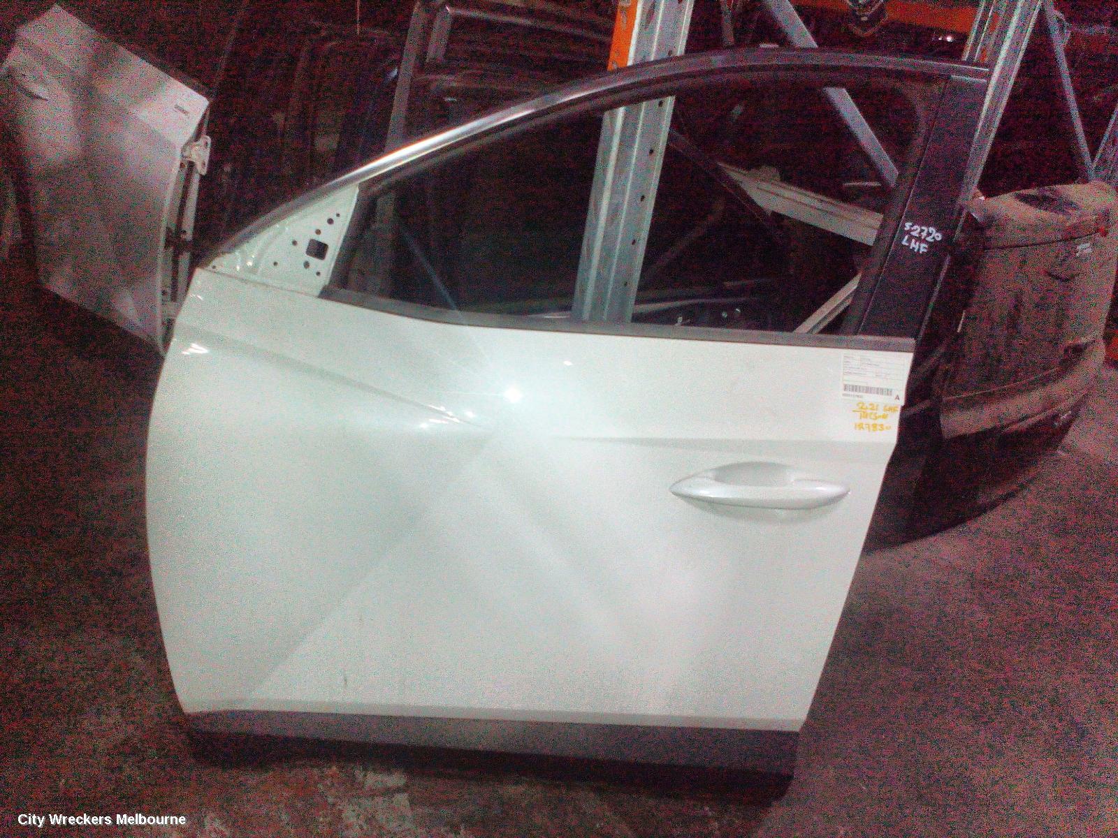 HYUNDAI TUCSON LEFT FRONT DOOR, NX4, NON N LINE, 02/2021 ONWARDS