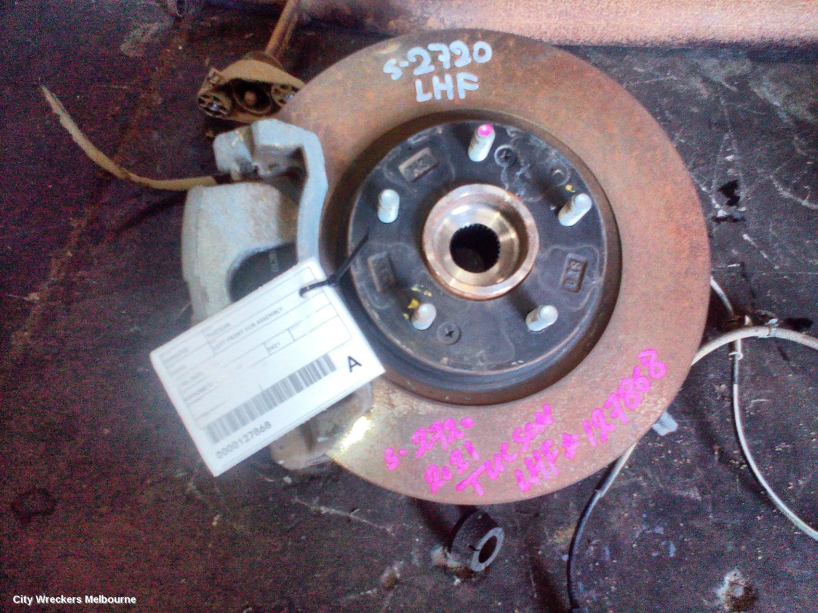 HYUNDAI TUCSON LEFT FRONT HUB ASSEMBLY, NX4, 2WD, 02/2021 ONWARDS
