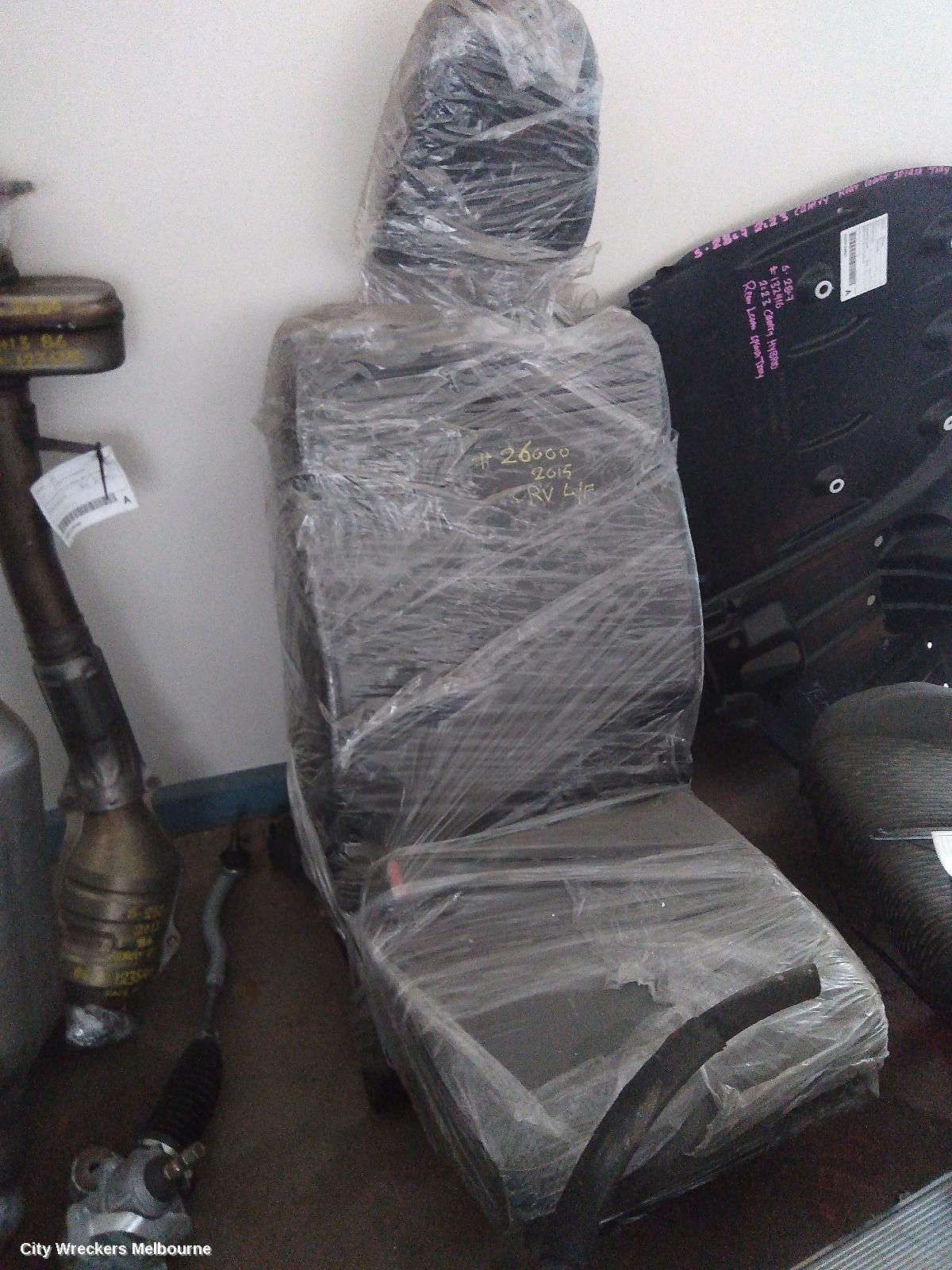 HONDA CRV FRONT SEAT, LH FRONT, RM, LEATHER, 11/2012 - 04/2017