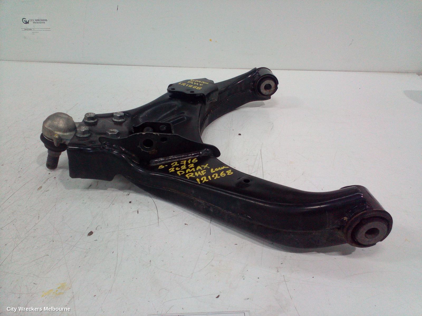 ISUZU DMAX RIGHT FRONT LOWER CONTROL ARM, RG, 4WD, 07/2020 ONWARDS