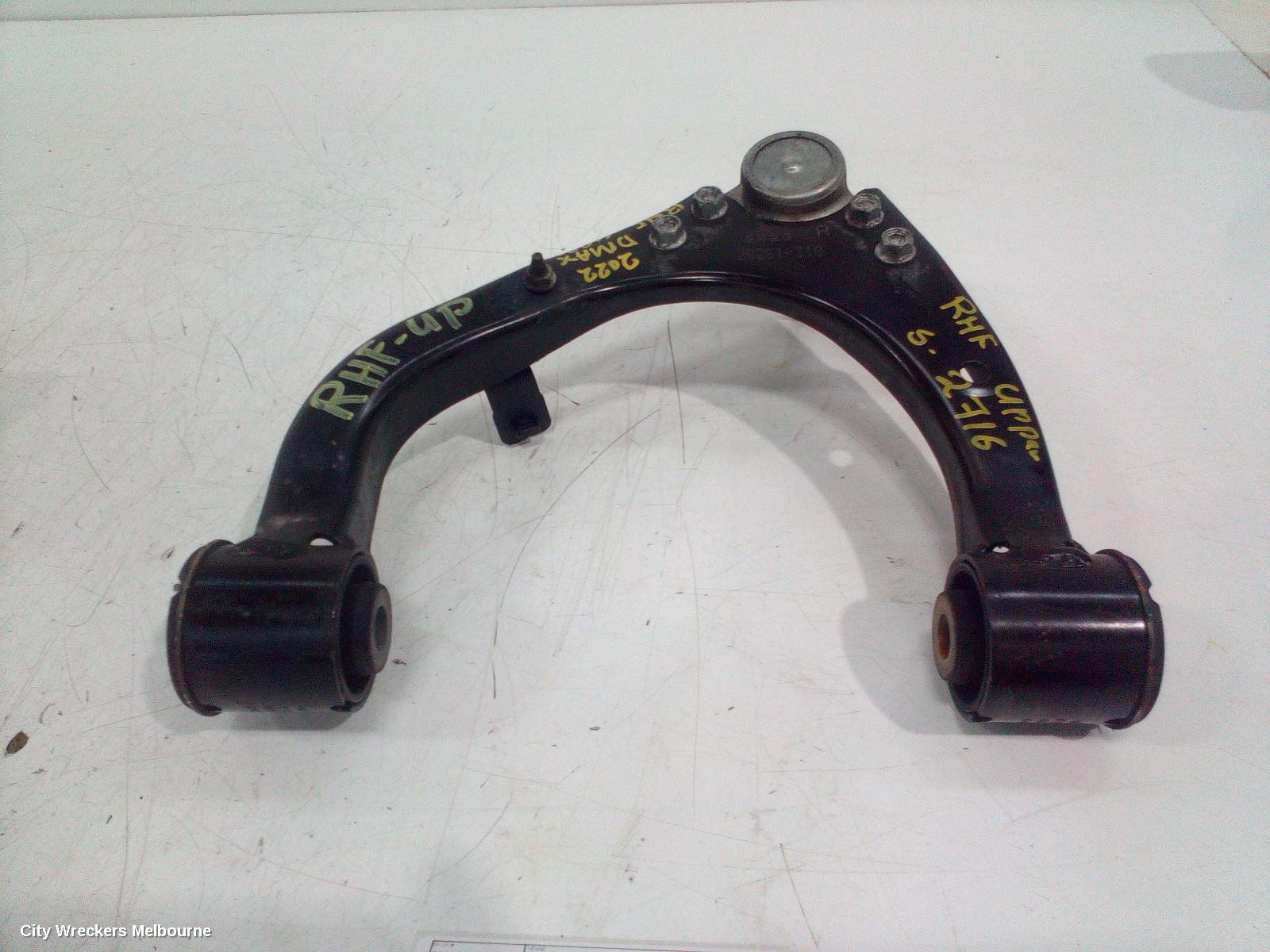 ISUZU DMAX RIGHT FRONT UPPER CONTROL ARM, RG, 07/2020 ONWARDS