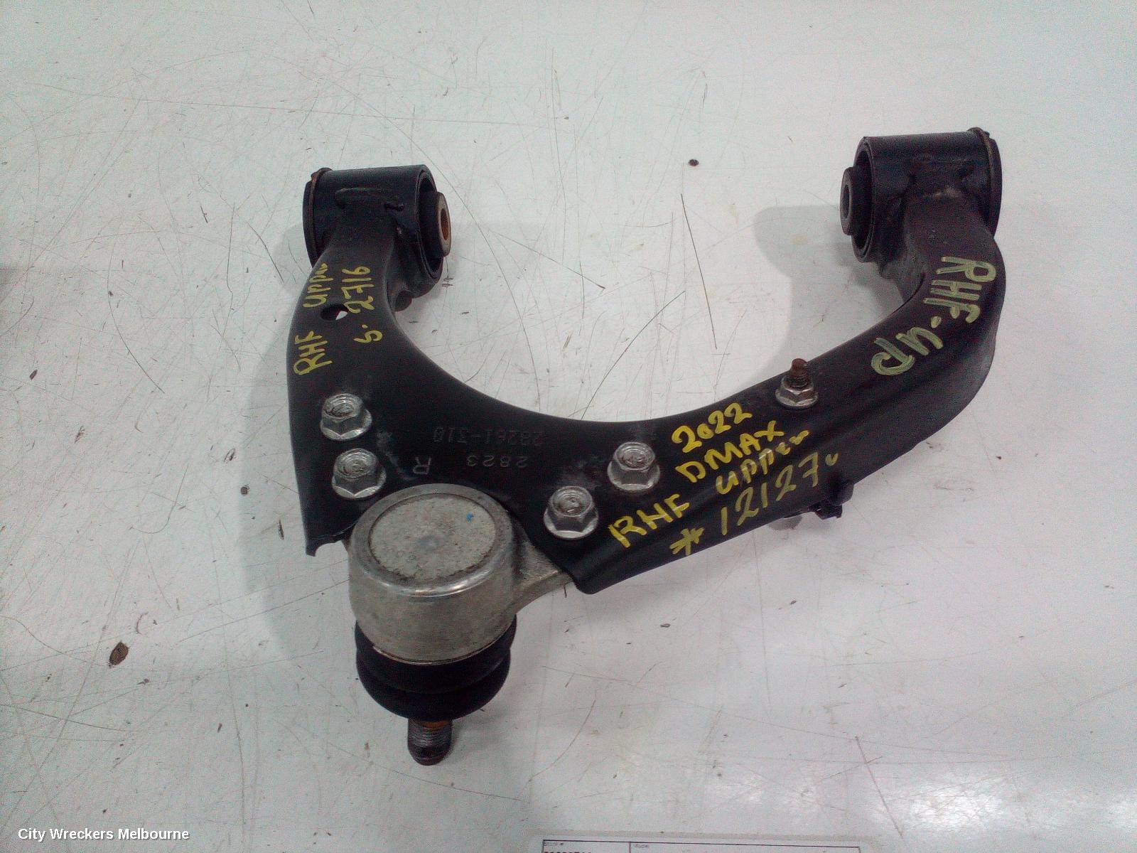 ISUZU DMAX RIGHT FRONT UPPER CONTROL ARM, RG, 07/2020 ONWARDS