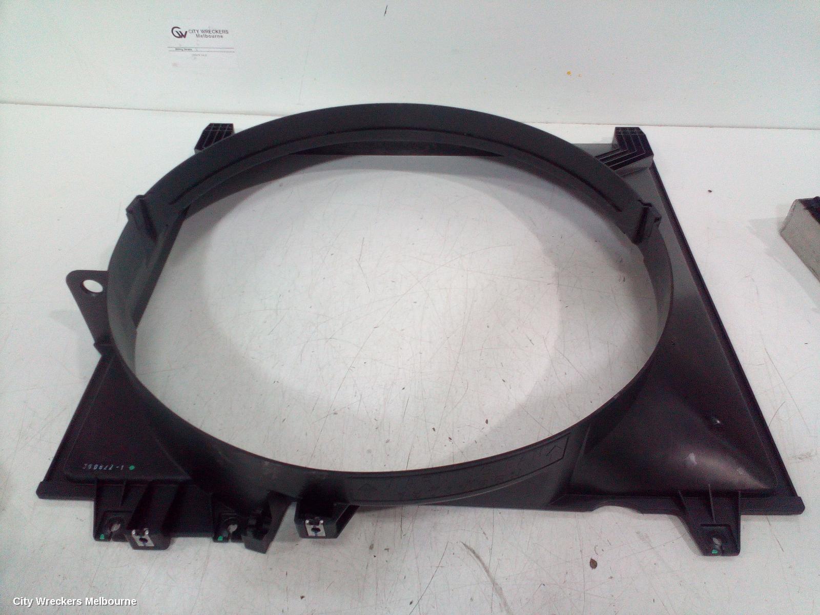 ISUZU DMAX FAN SHROUD, RG, 3.0, 4JJ3, DIESEL, 07/2020 ONWARDS