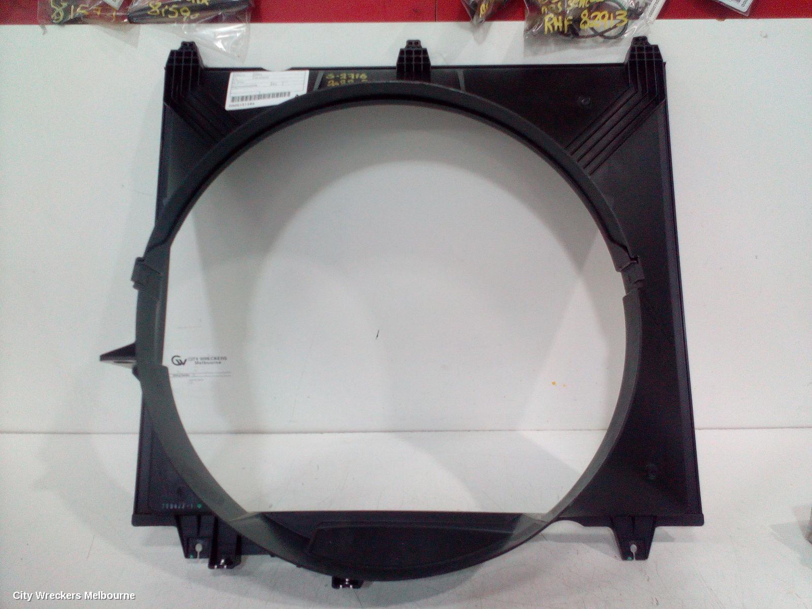 ISUZU DMAX FAN SHROUD, RG, 3.0, 4JJ3, DIESEL, 07/2020 ONWARDS