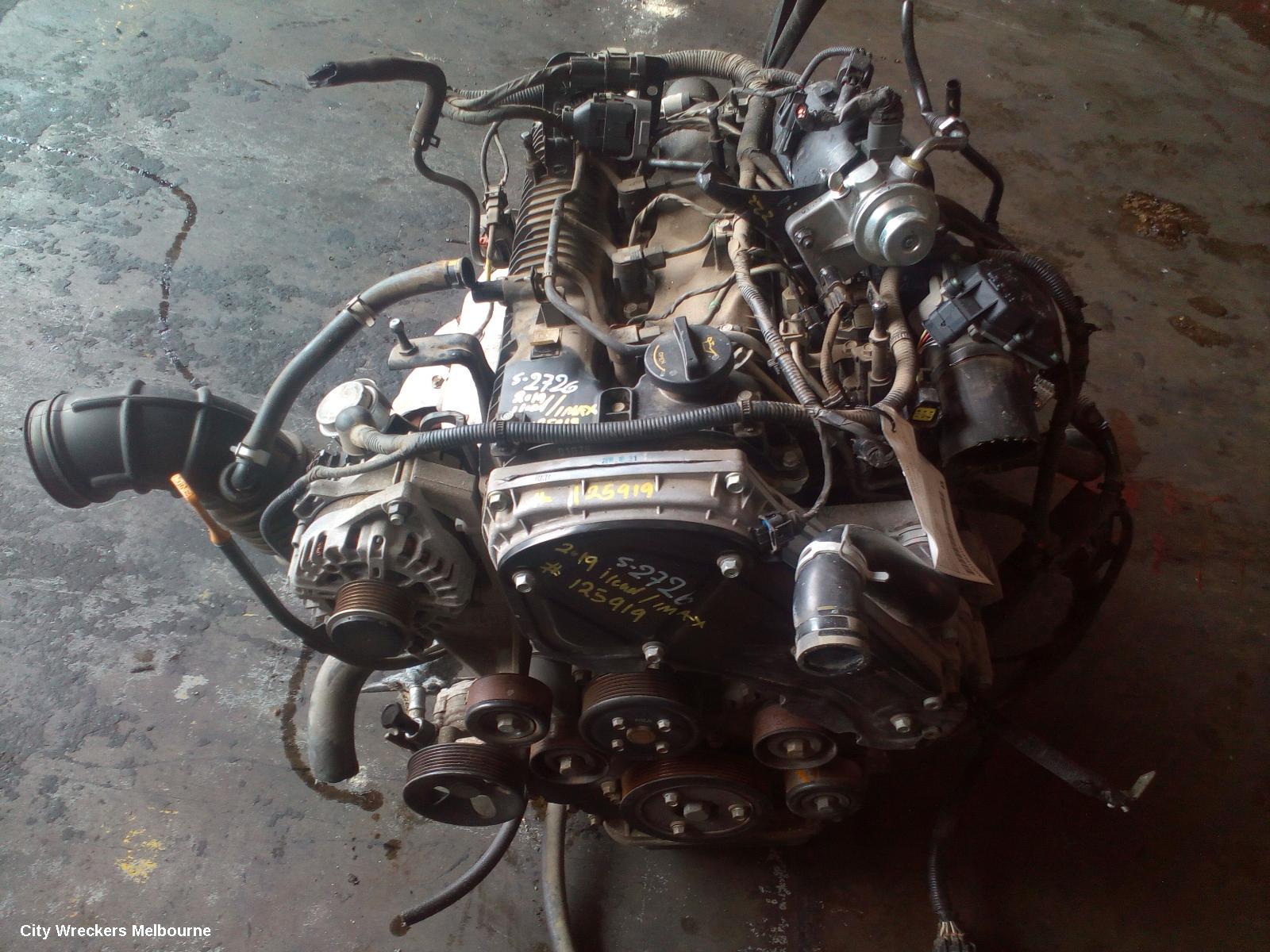 HYUNDAI ILOAD/IMAX ENGINE, DIESEL, 2.5, D4CB, TURBO, PLASTIC INLET, TQ, 11/2012 - 03/2021