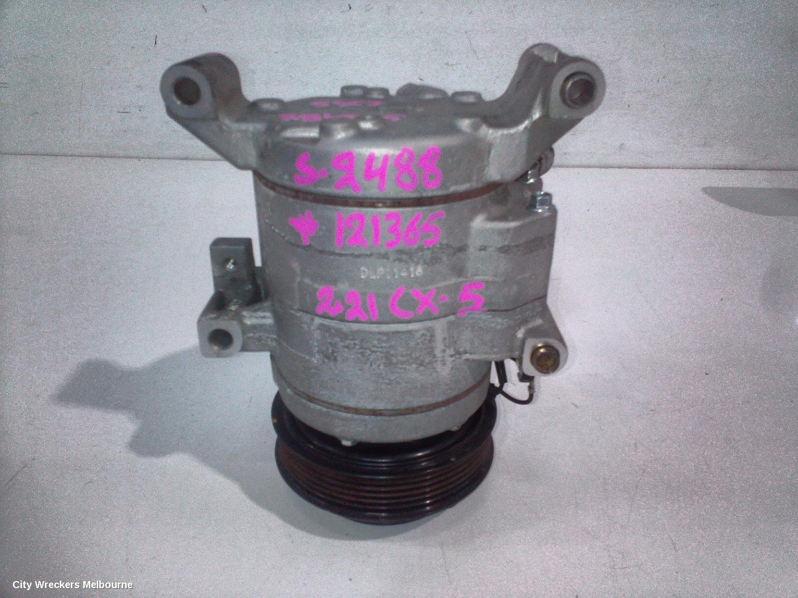 MAZDA CX5 A/C COMPRESSOR, KF, 2.5, PY-VPR CODE, PETROL, NON TURBO, 02/2017 ONWARDS