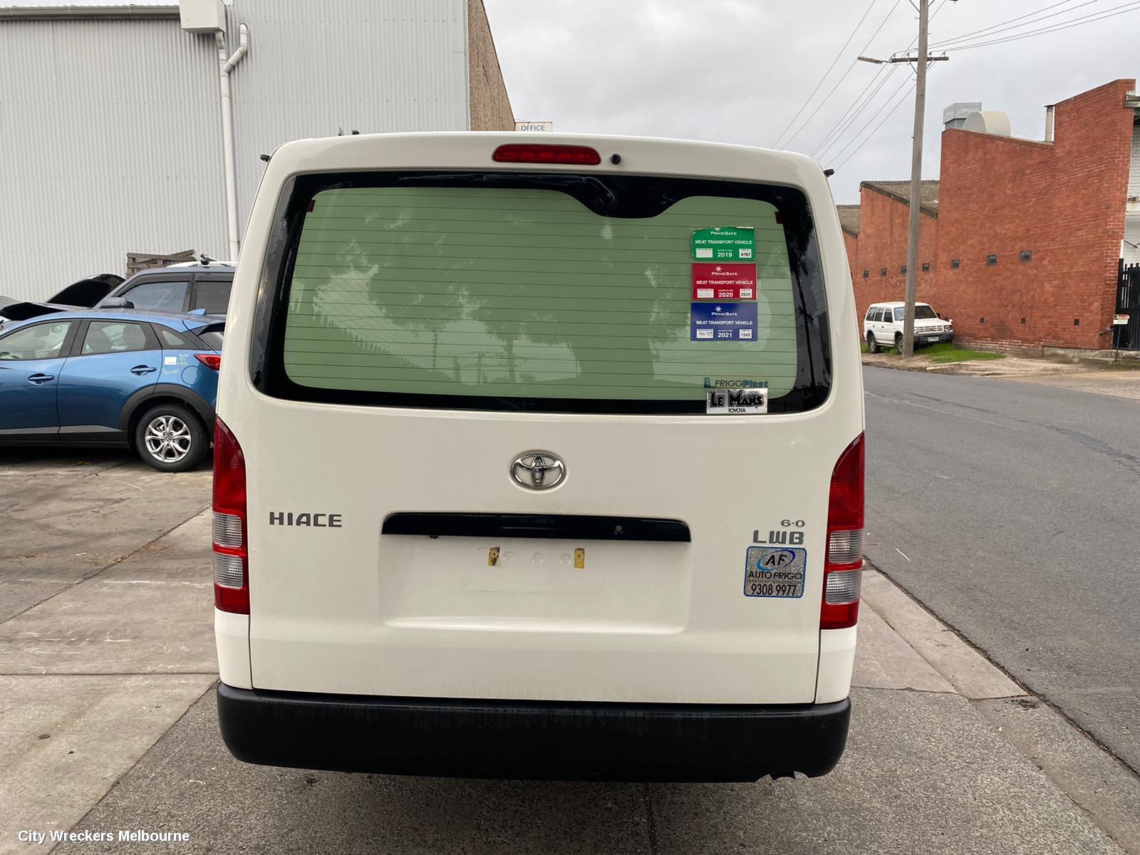 TOYOTA HIACE, TRH/KDH 03/2005 - 04/2019, RHR FILLAR PANEL UNDER TAIL LIGHT: 89736