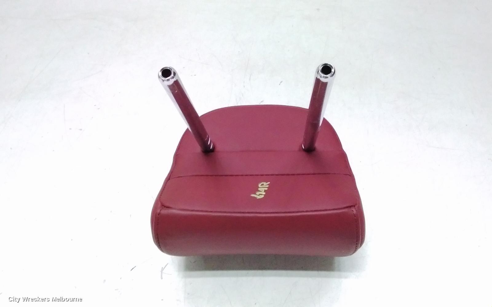 KIA STINGER HEADREST, CK, LH REAR, RED, LEATHER, GT/GT-LINE, 06/2017 - 04/2023