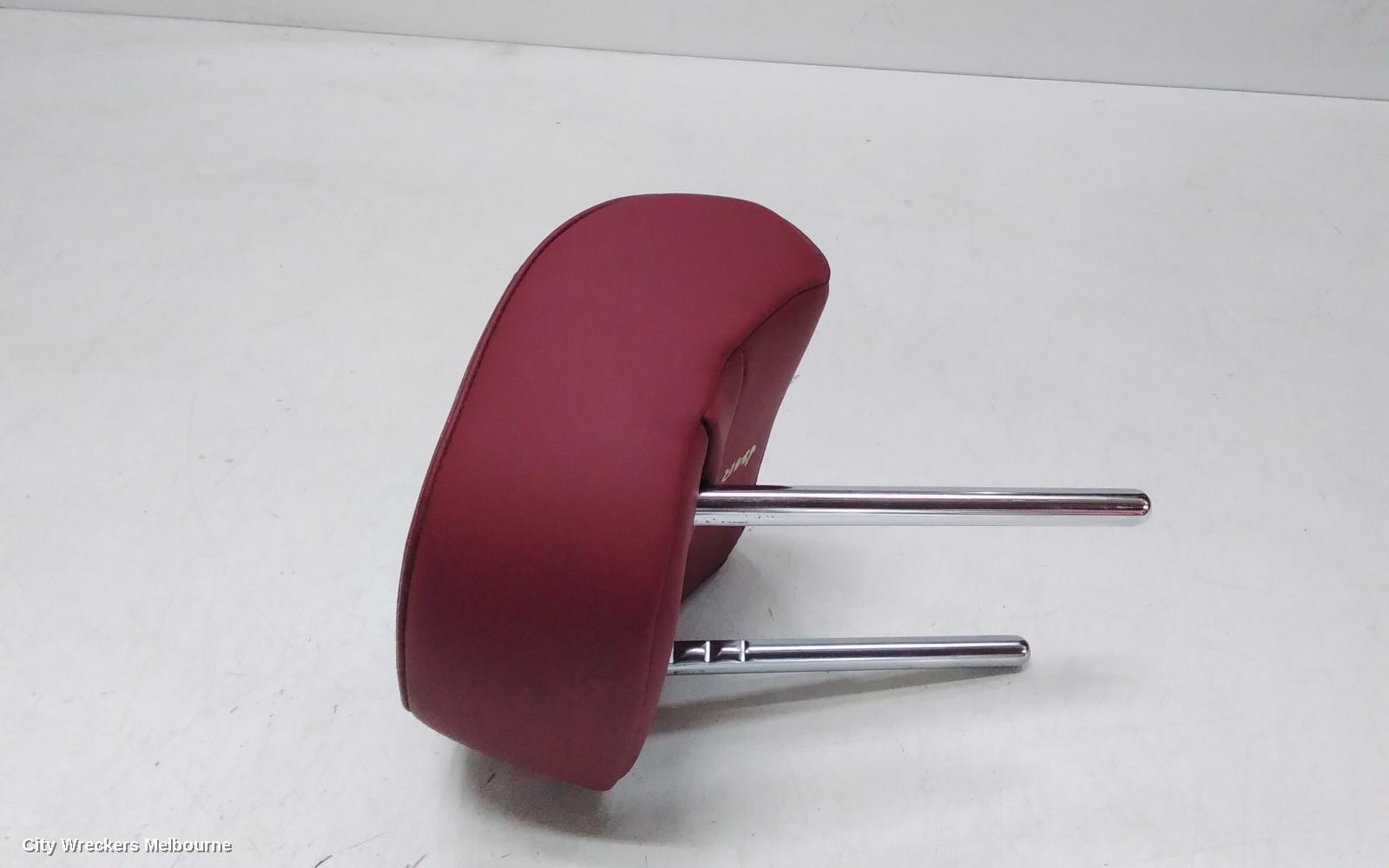 KIA STINGER HEADREST, CK, LH REAR, RED, LEATHER, GT/GT-LINE, 06/2017 - 04/2023