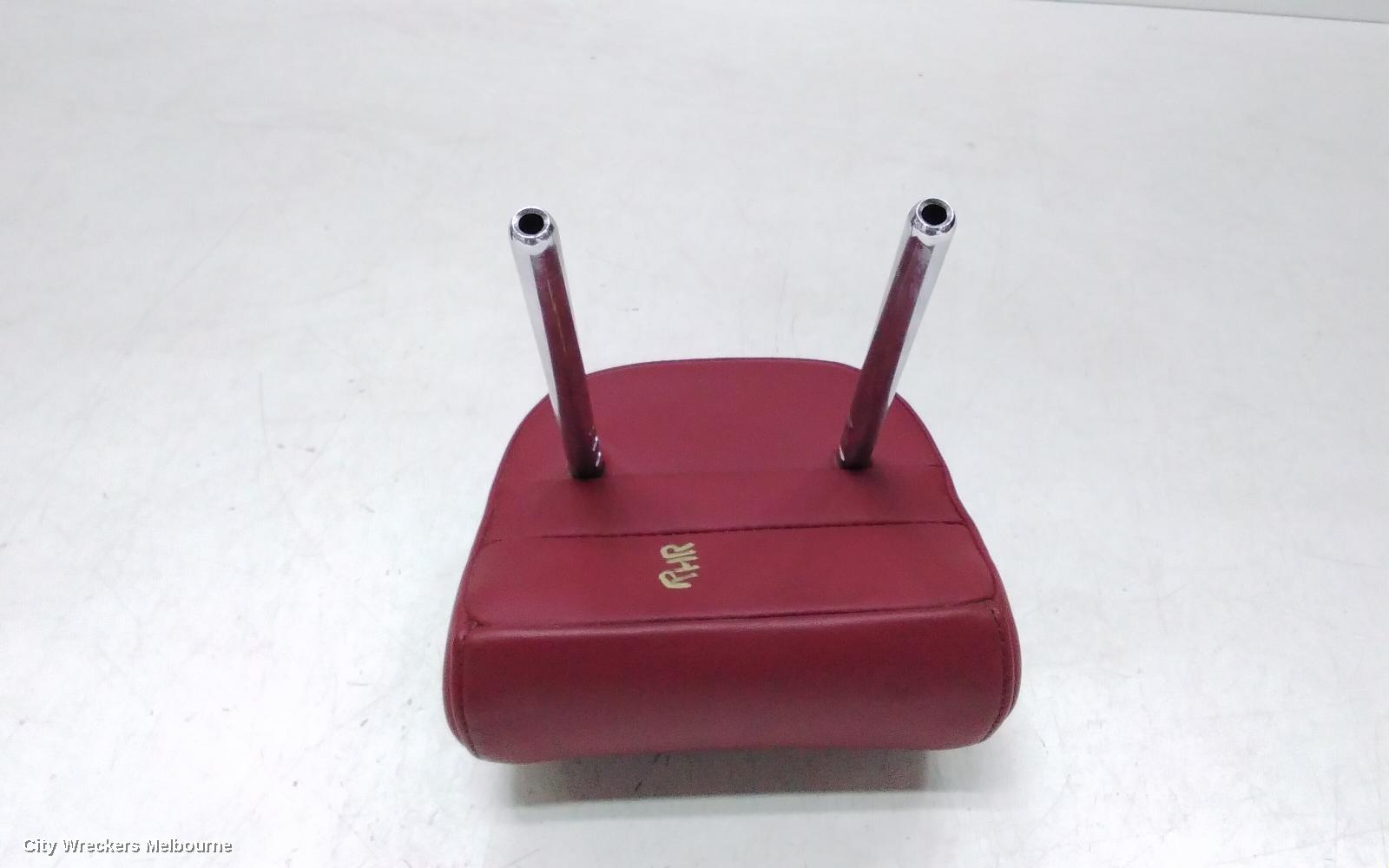 KIA STINGER HEADREST, CK, RH REAR, RED, LEATHER, GT/GT-LINE, 06/2017 - 04/2023