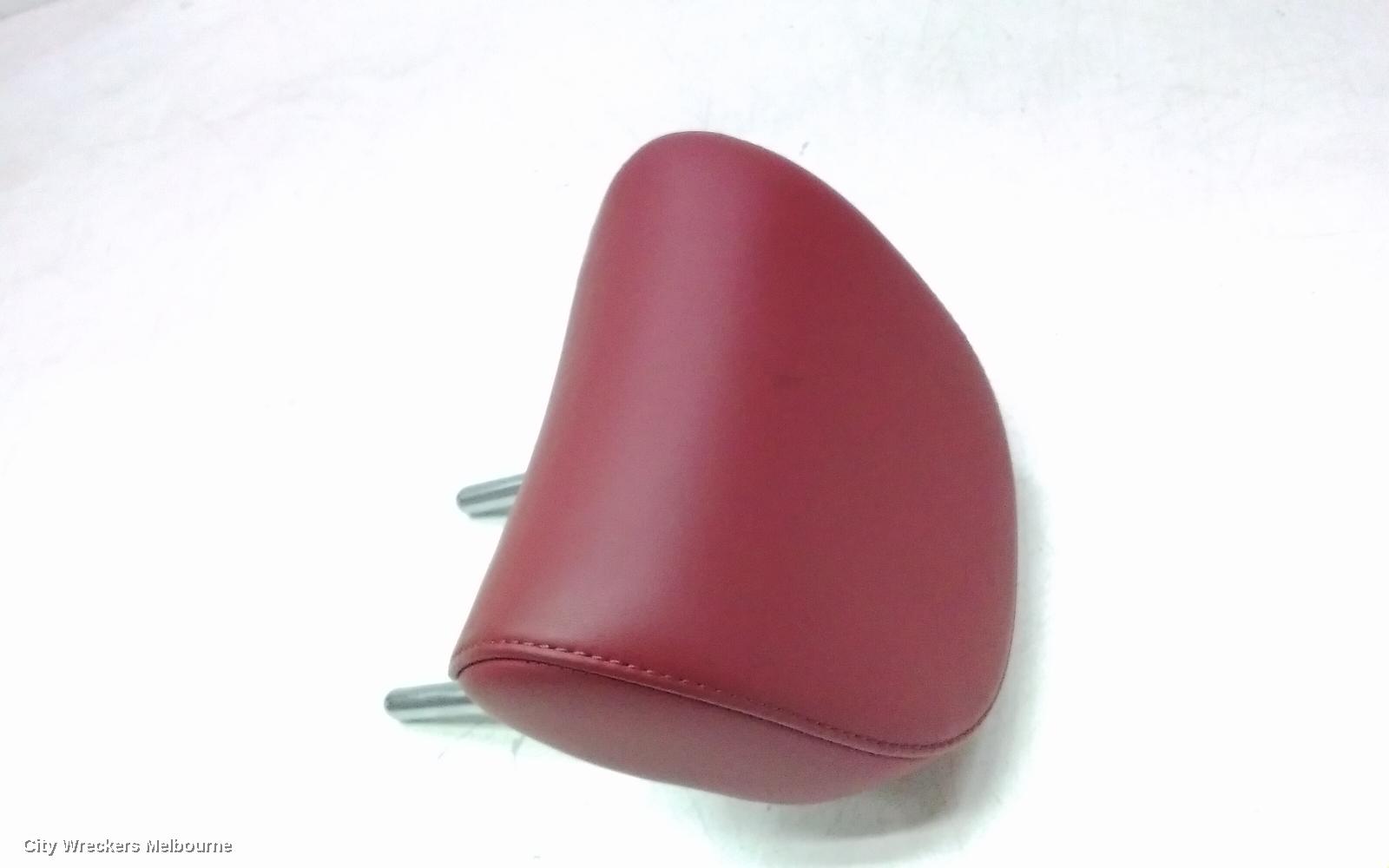 KIA STINGER HEADREST, CK, CENTRE REAR, RED, LEATHER, GT/GT-LINE, 06/2017 - 04/2023