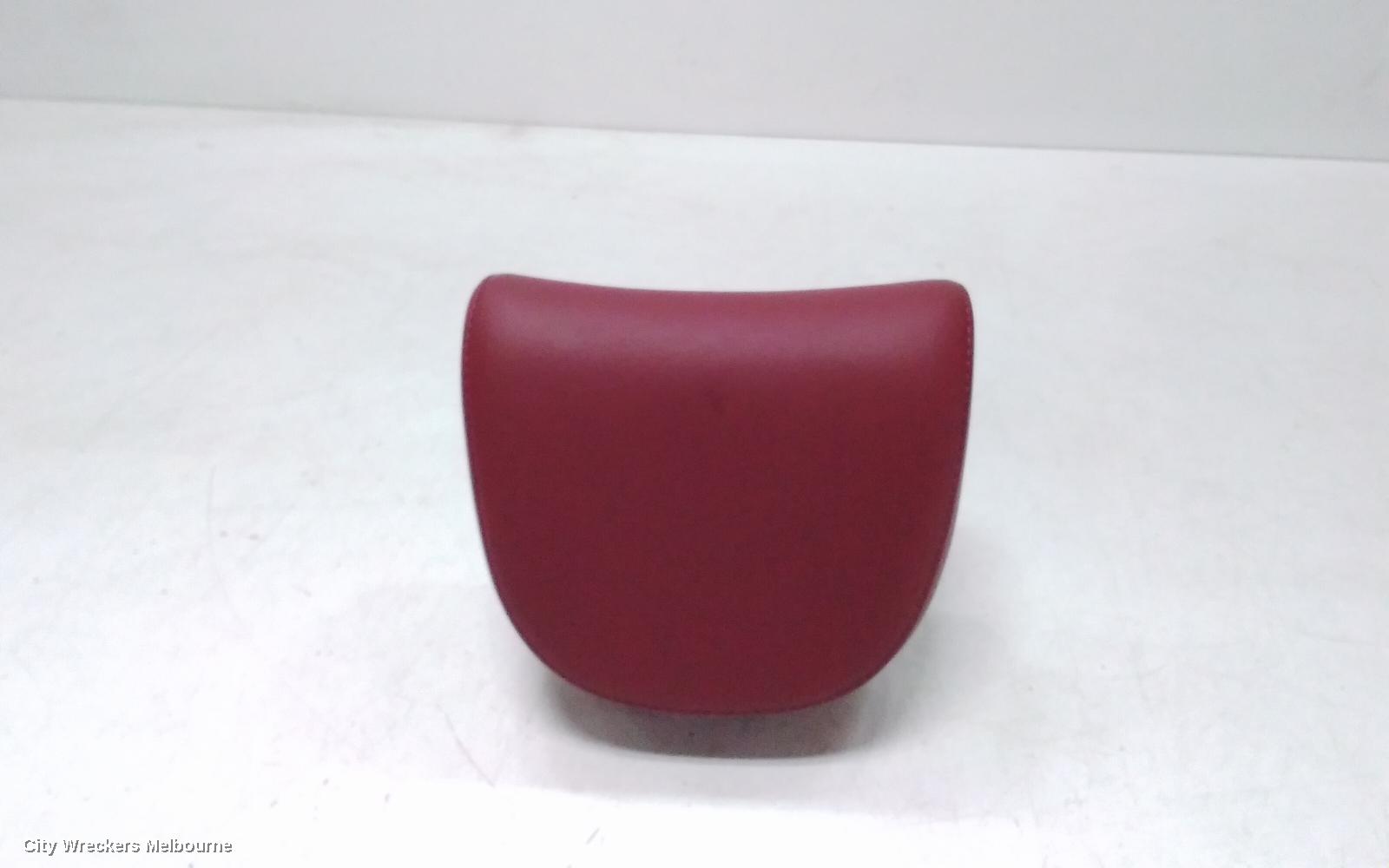 KIA STINGER HEADREST, CK, CENTRE REAR, RED, LEATHER, GT/GT-LINE, 06/2017 - 04/2023
