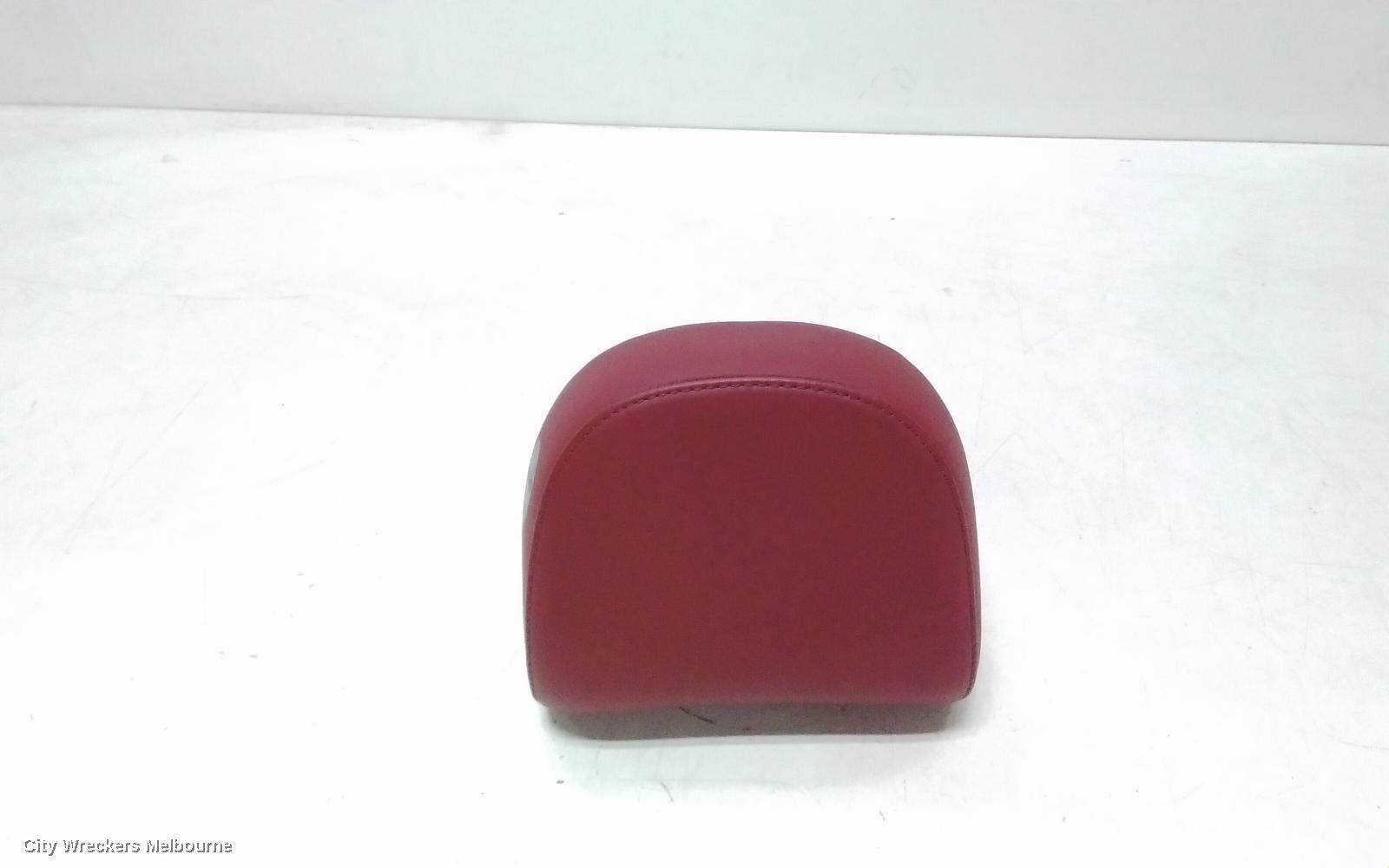 KIA STINGER HEADREST, CK, CENTRE REAR, RED, LEATHER, GT/GT-LINE, 06/2017 - 04/2023