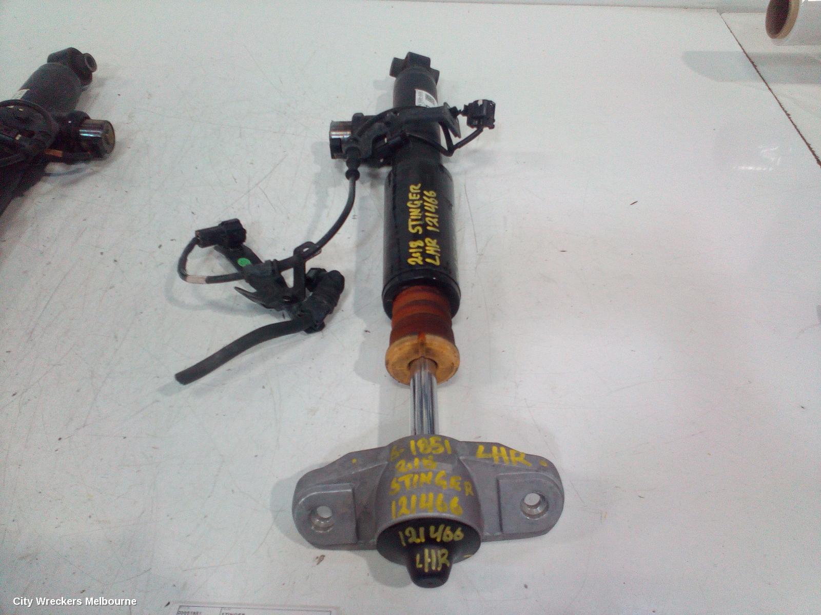 KIA STINGER SHOCK ABSORBER, LH REAR, ELECTRIC ADJUST TYPE, CK, 06/2017 - 04/2023