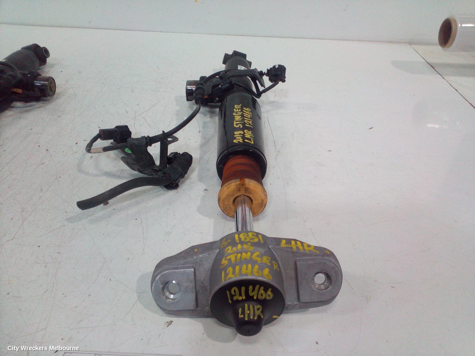 KIA STINGER SHOCK ABSORBER, LH REAR, ELECTRIC ADJUST TYPE, CK, 06/2017 - 04/2023