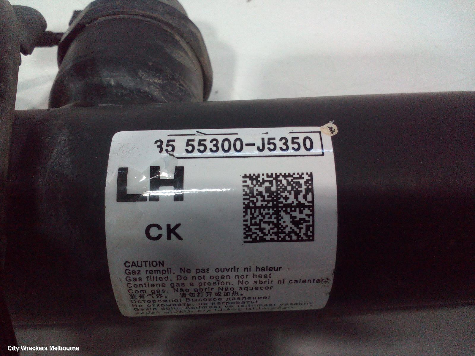 KIA STINGER SHOCK ABSORBER, LH REAR, ELECTRIC ADJUST TYPE, CK, 06/2017 - 04/2023