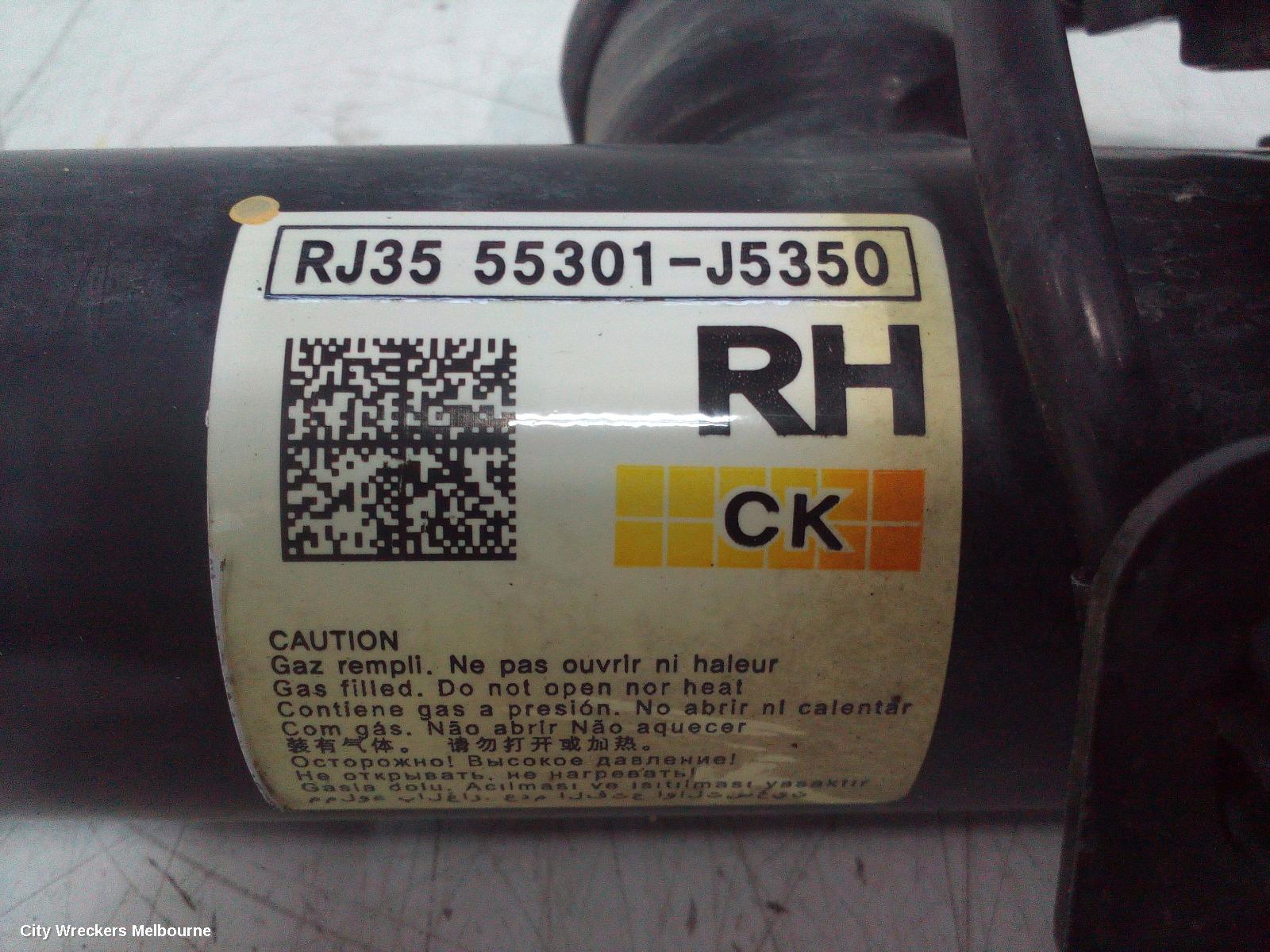 KIA STINGER SHOCK ABSORBER, RH REAR, ELECTRIC ADJUST TYPE, CK, 06/2017 - 04/2023