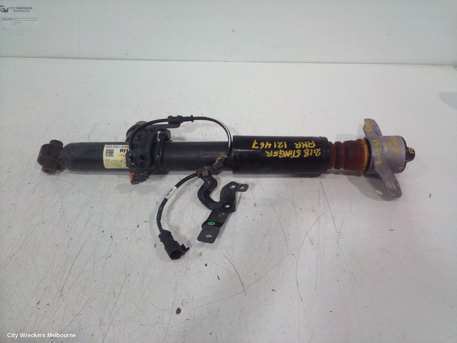 KIA STINGER SHOCK ABSORBER, RH REAR, ELECTRIC ADJUST TYPE, CK, 06/2017 - 04/2023