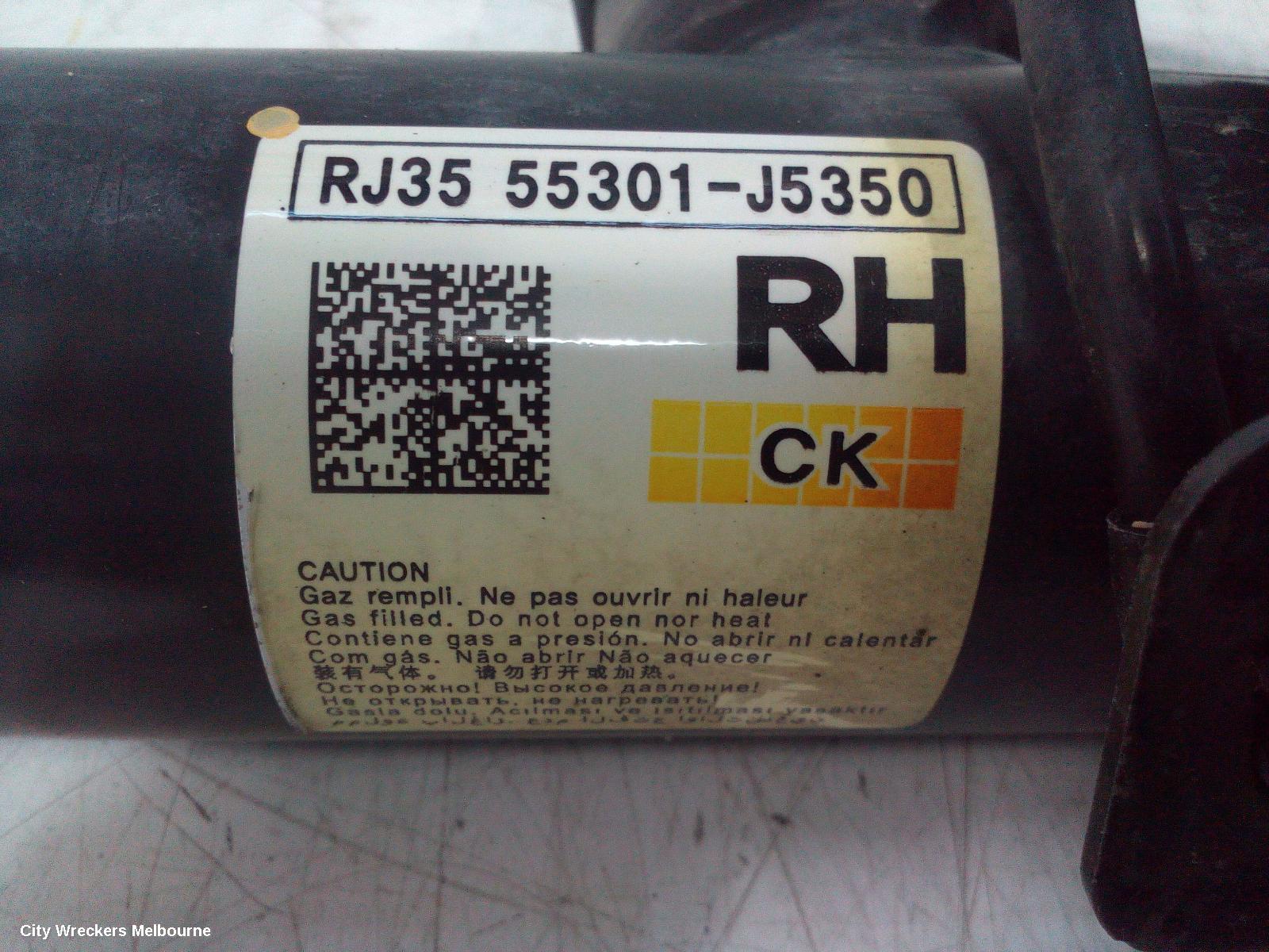 KIA STINGER SHOCK ABSORBER, RH REAR, ELECTRIC ADJUST TYPE, CK, 06/2017 - 04/2023
